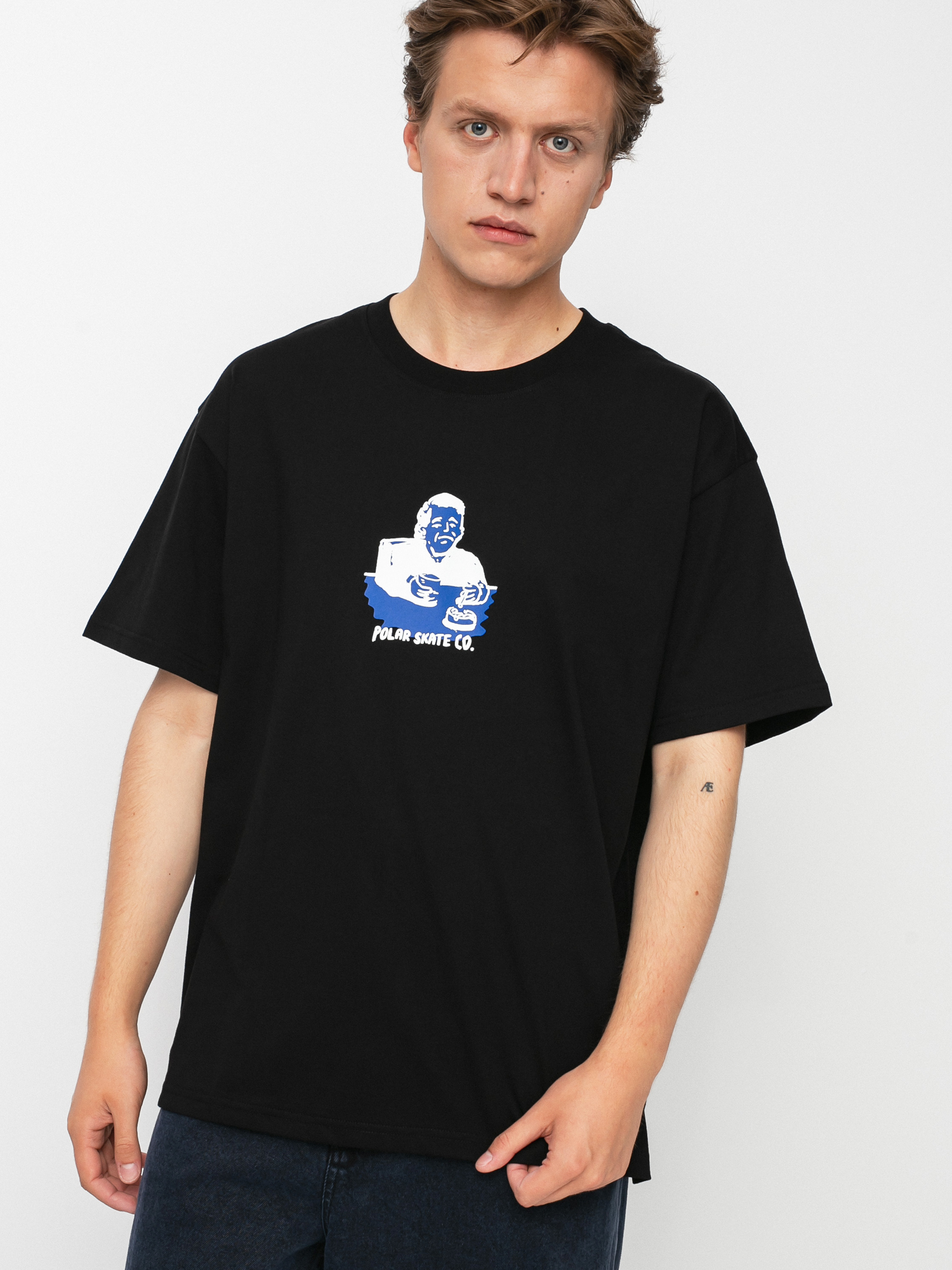 Polar Skate Chain Smoker T-shirt (black)