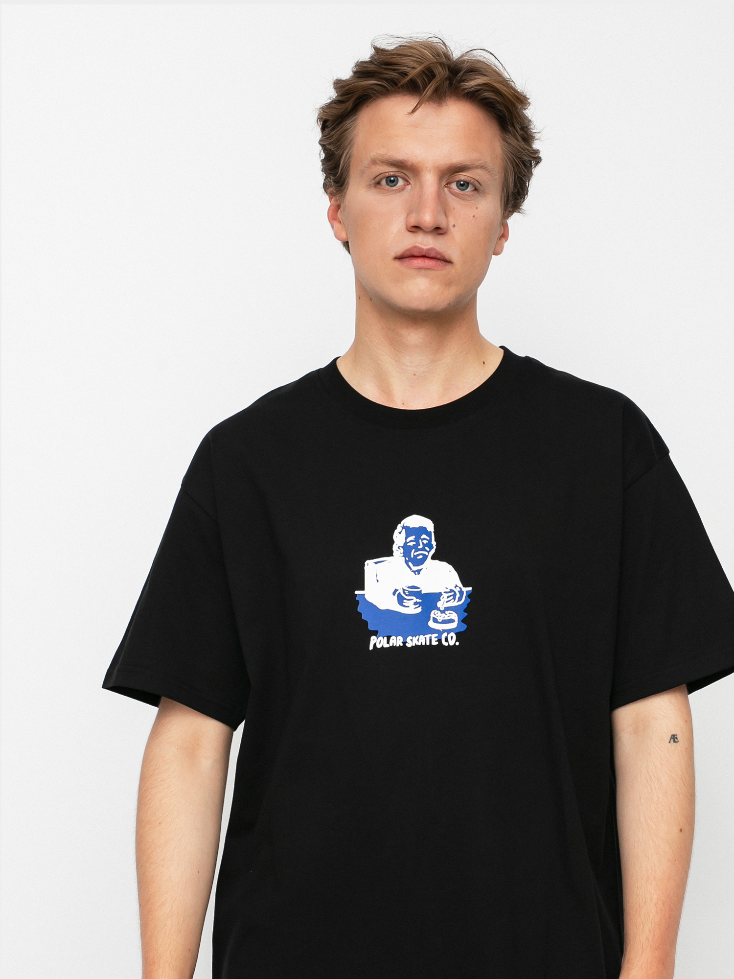 Polar Skate Chain Smoker T-shirt (black)