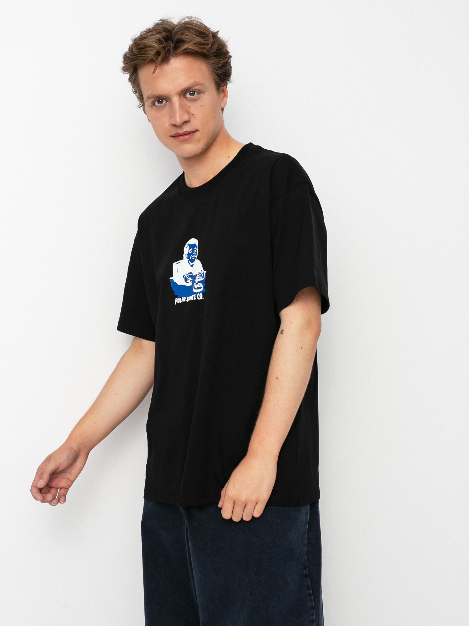 Polar Skate Chain Smoker T-shirt (black)