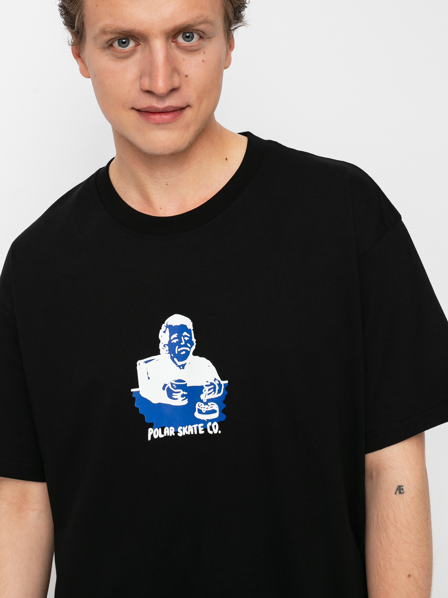 Polar Skate Chain Smoker T-shirt (black)