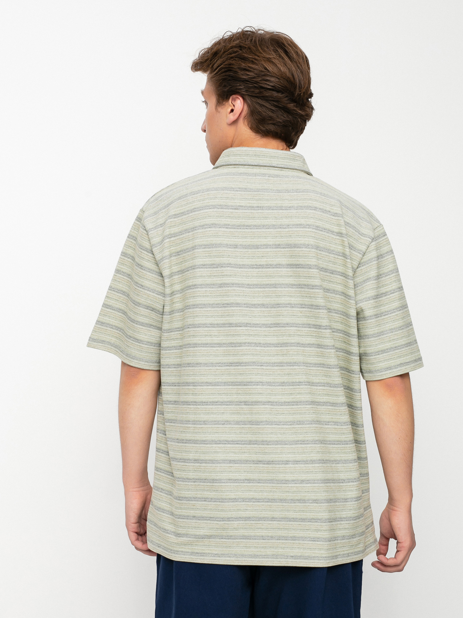 Polar Skate Multistripe Polo t-shirt (green)