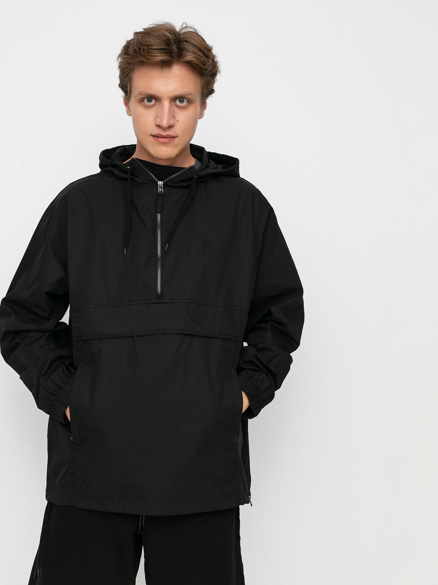 Polar Skate Cotton Anorak Jacket (black)