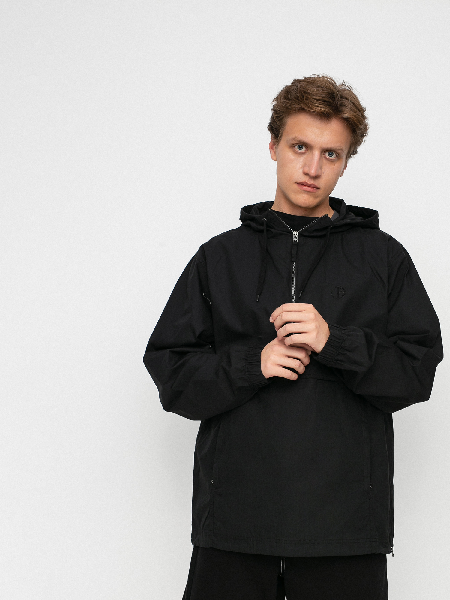 Polar Skate Cotton Anorak Jacket (black)