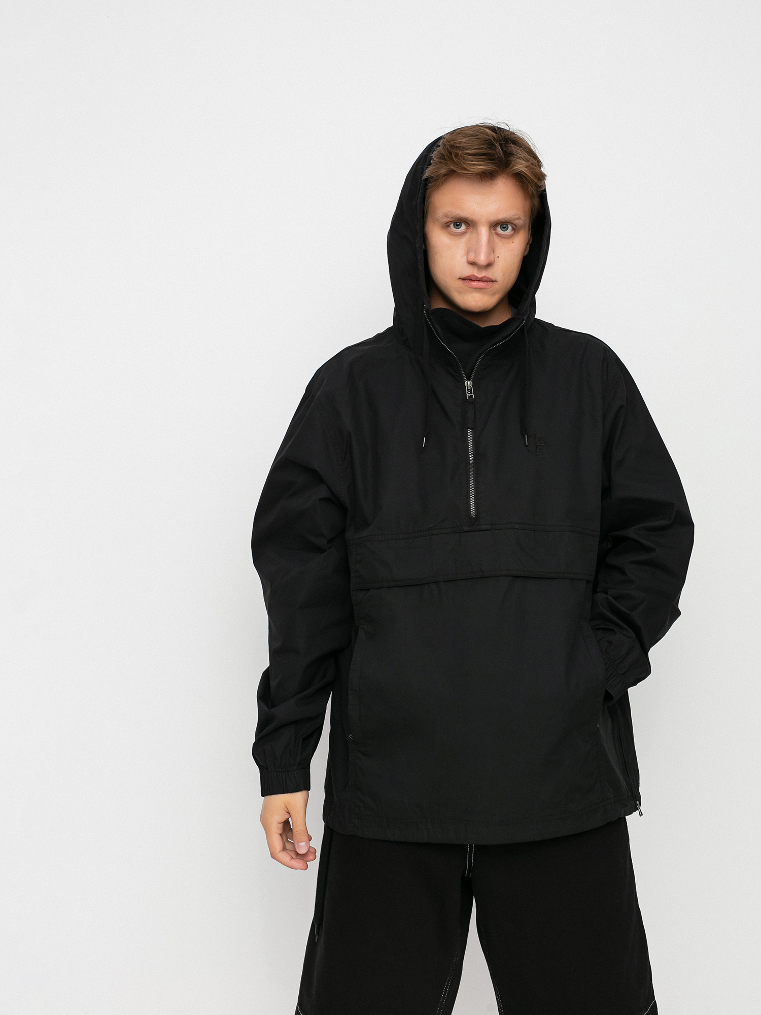 Polar Skate Cotton Anorak Jacket (black)