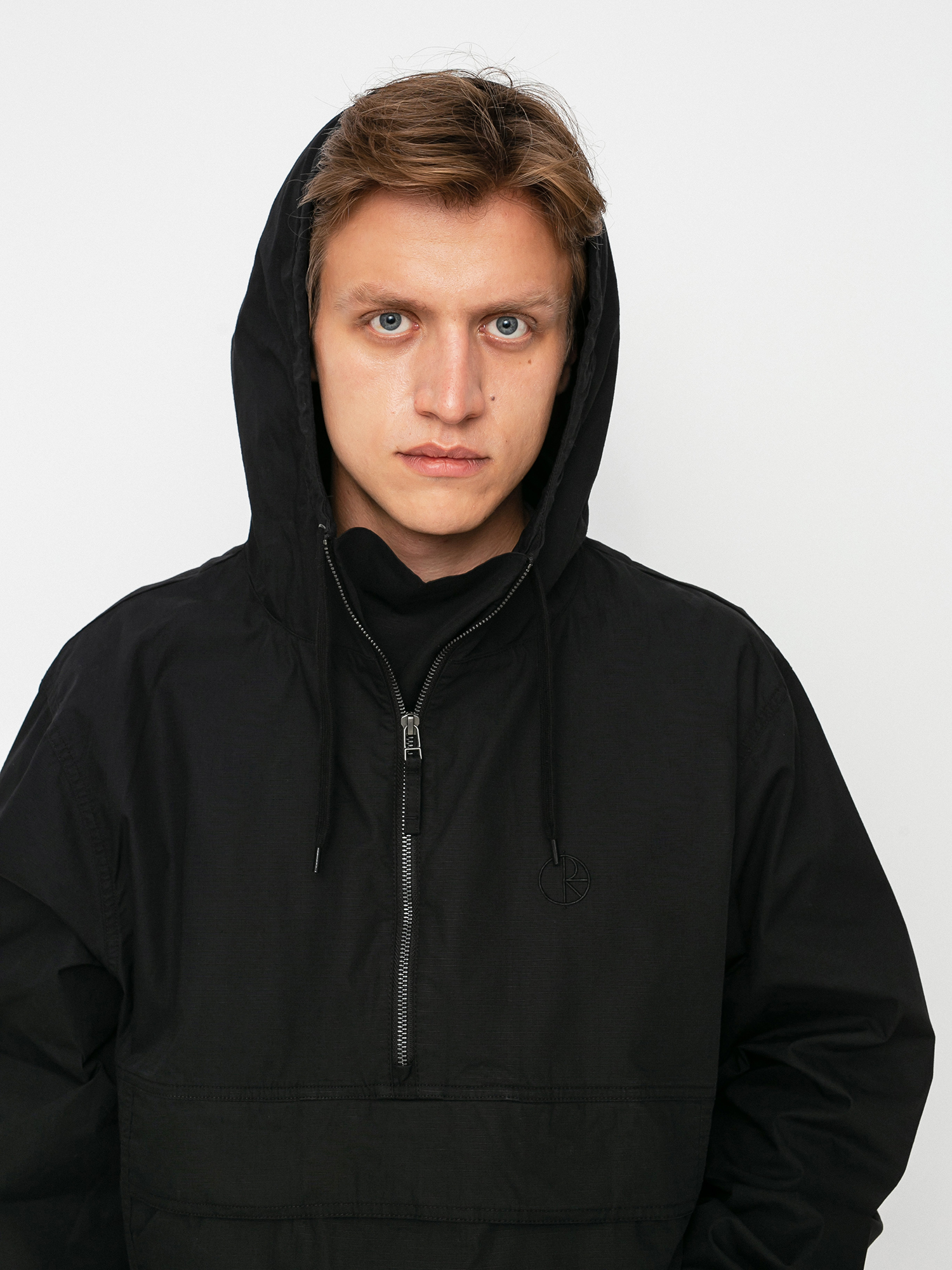 Polar Skate Cotton Anorak Jacket (black)