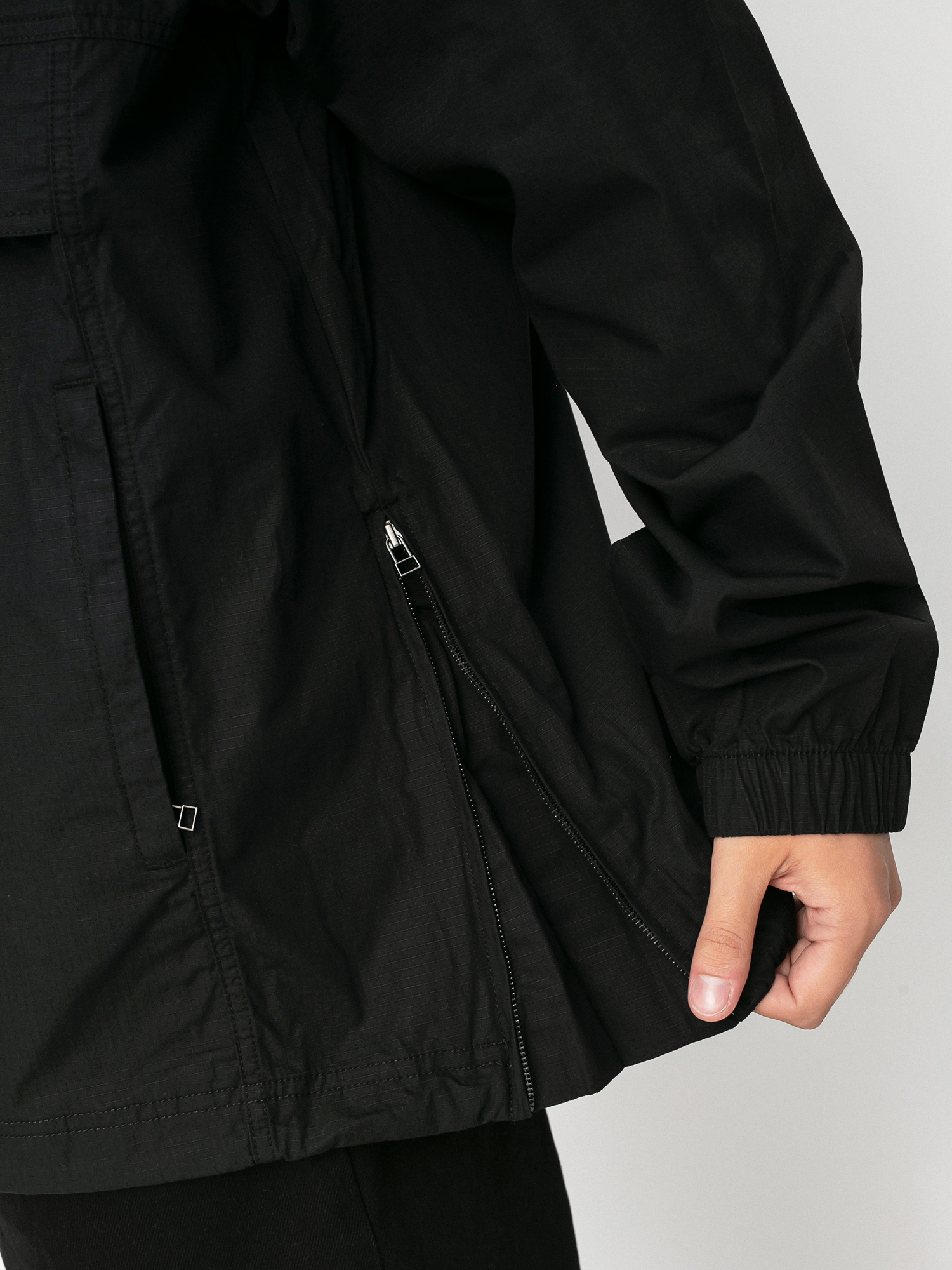 Polar Skate Cotton Anorak Jacket (black)