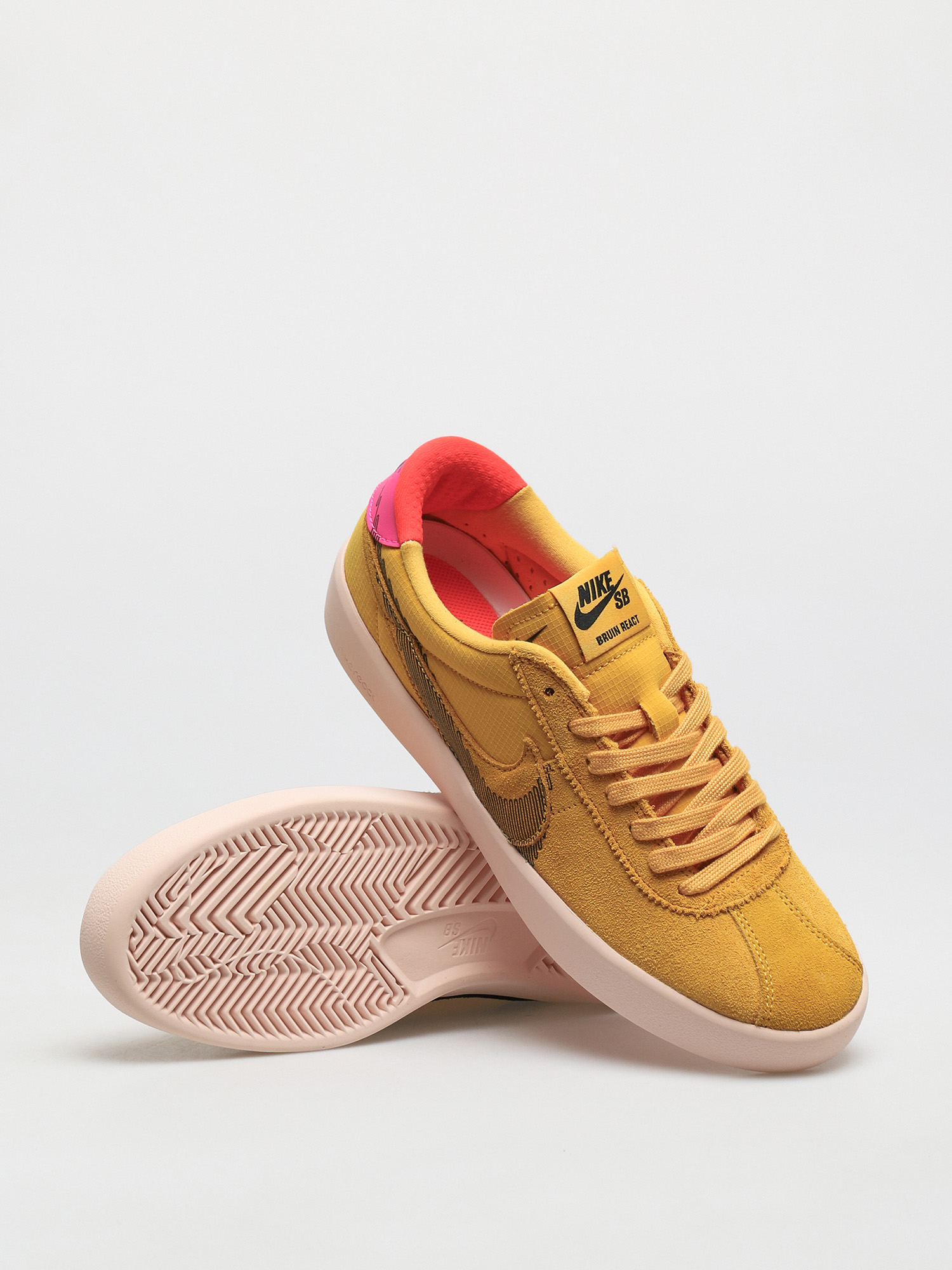 Nike SB Bruin React T Shoes (pollen/black pale coral)