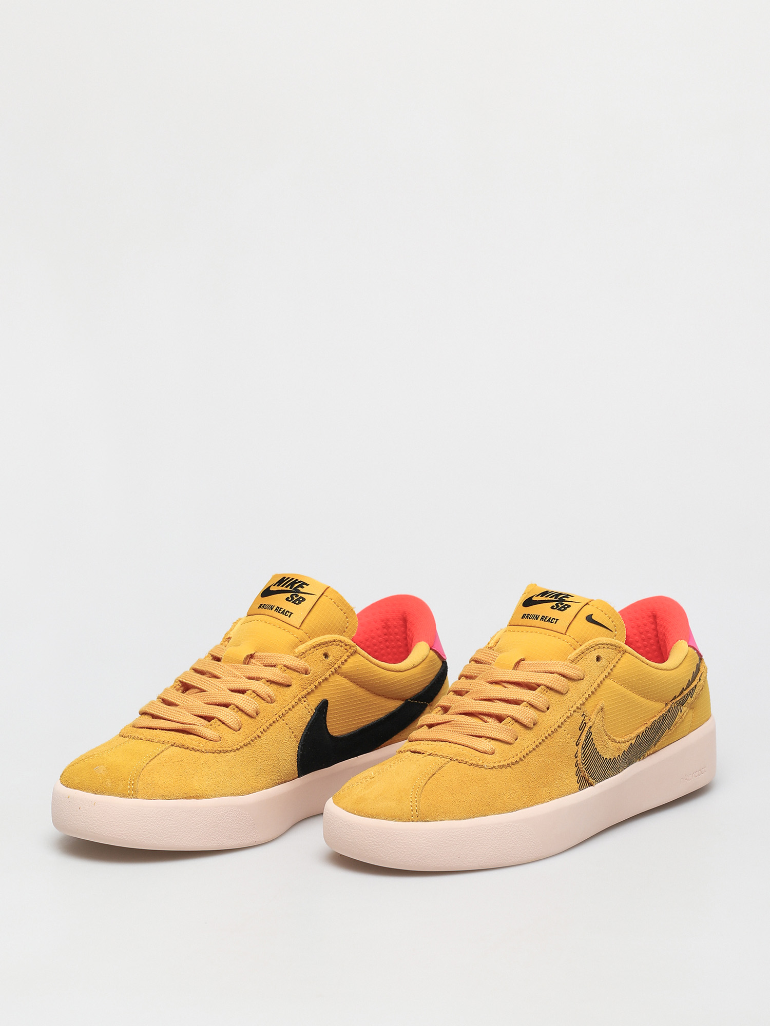 Nike SB Bruin React T Shoes (pollen/black pale coral)
