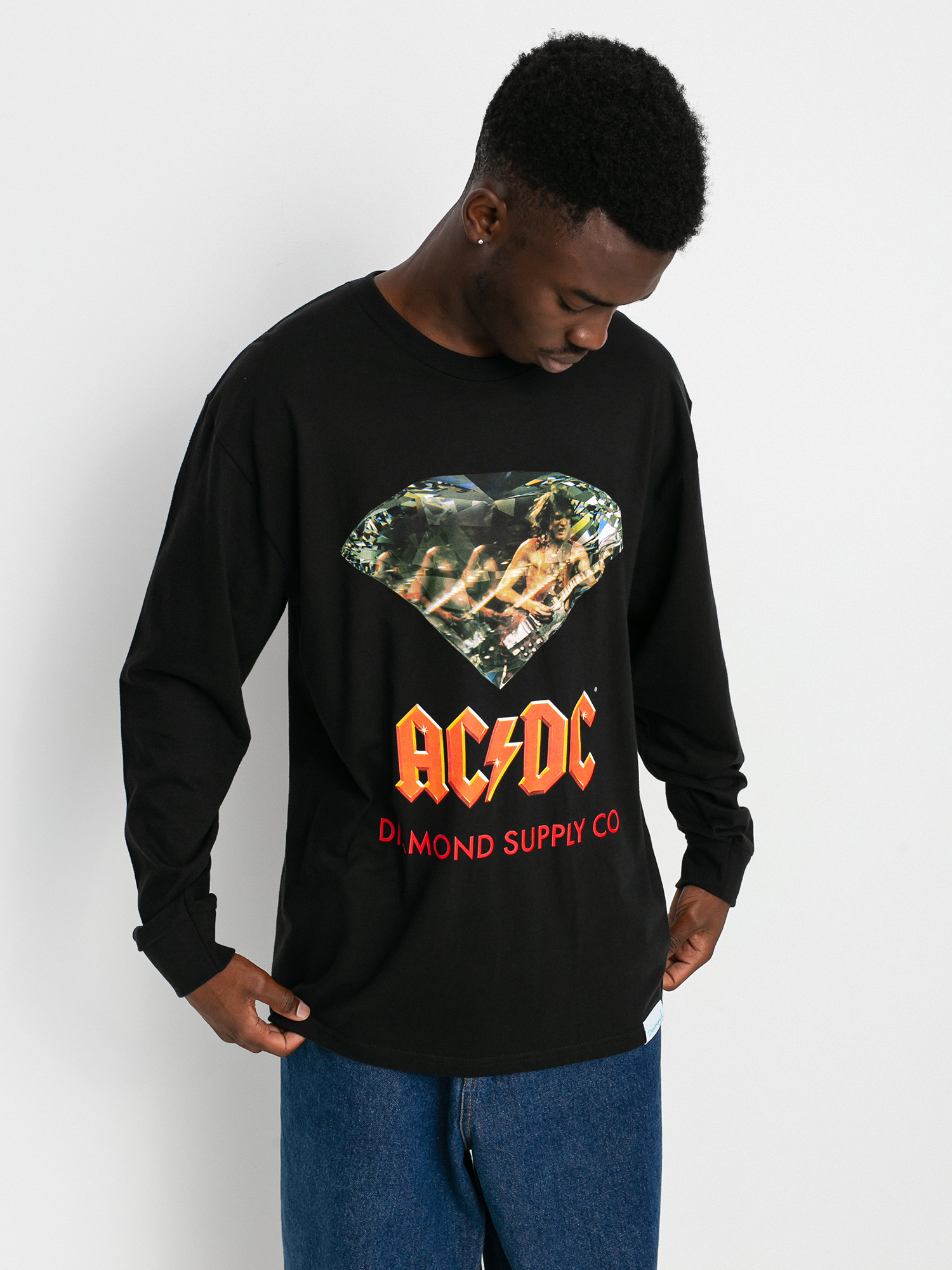 Diamond Supply Co. AC/DC Diamond Longsleeve (black)