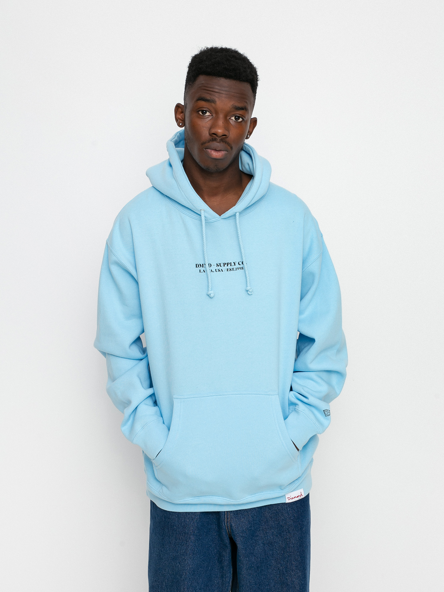Diamond Supply Co. Est. 1998 HD Hoodie (baby blue)