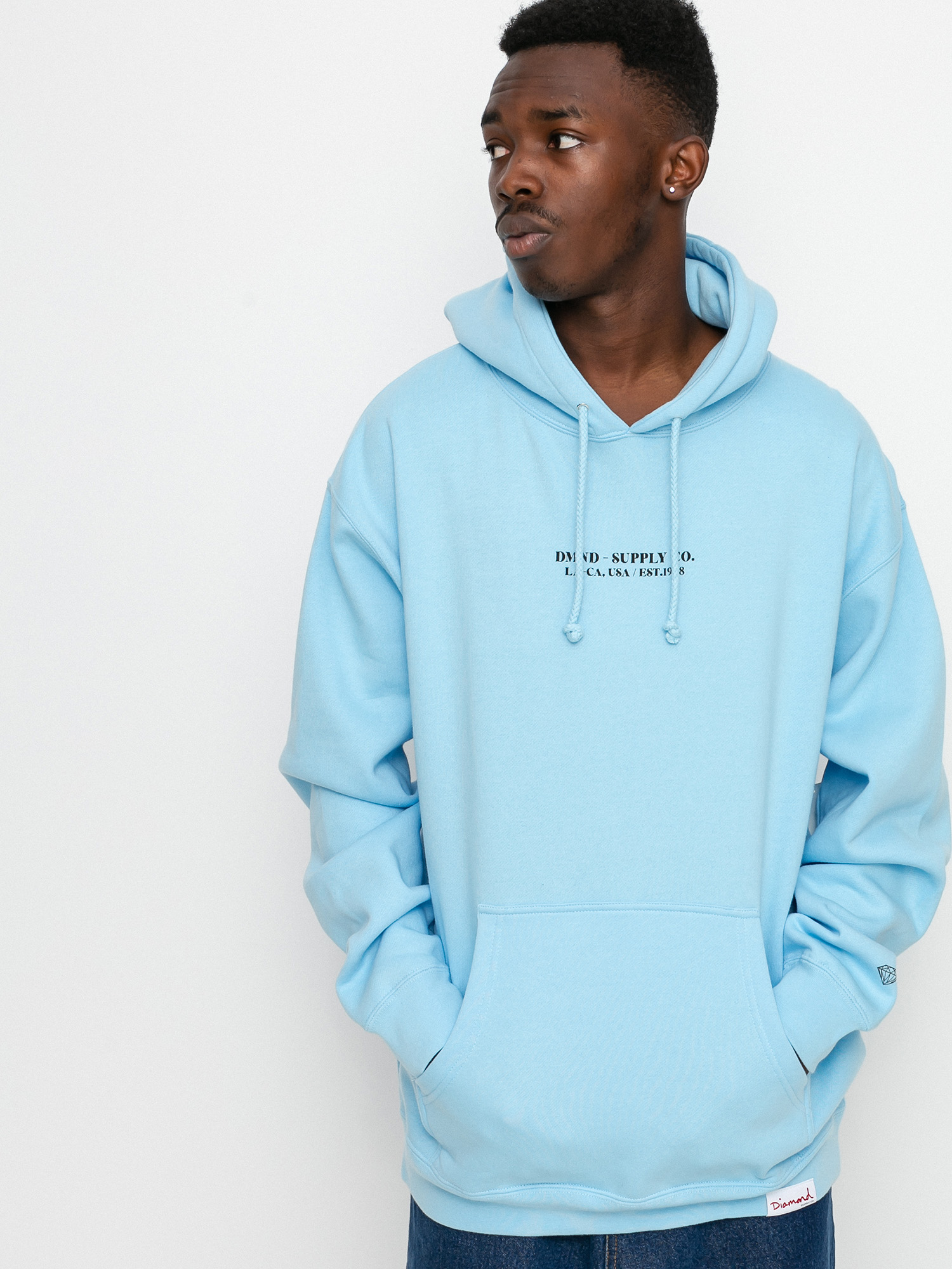 Diamond Supply Co. Est. 1998 HD Hoodie (baby blue)