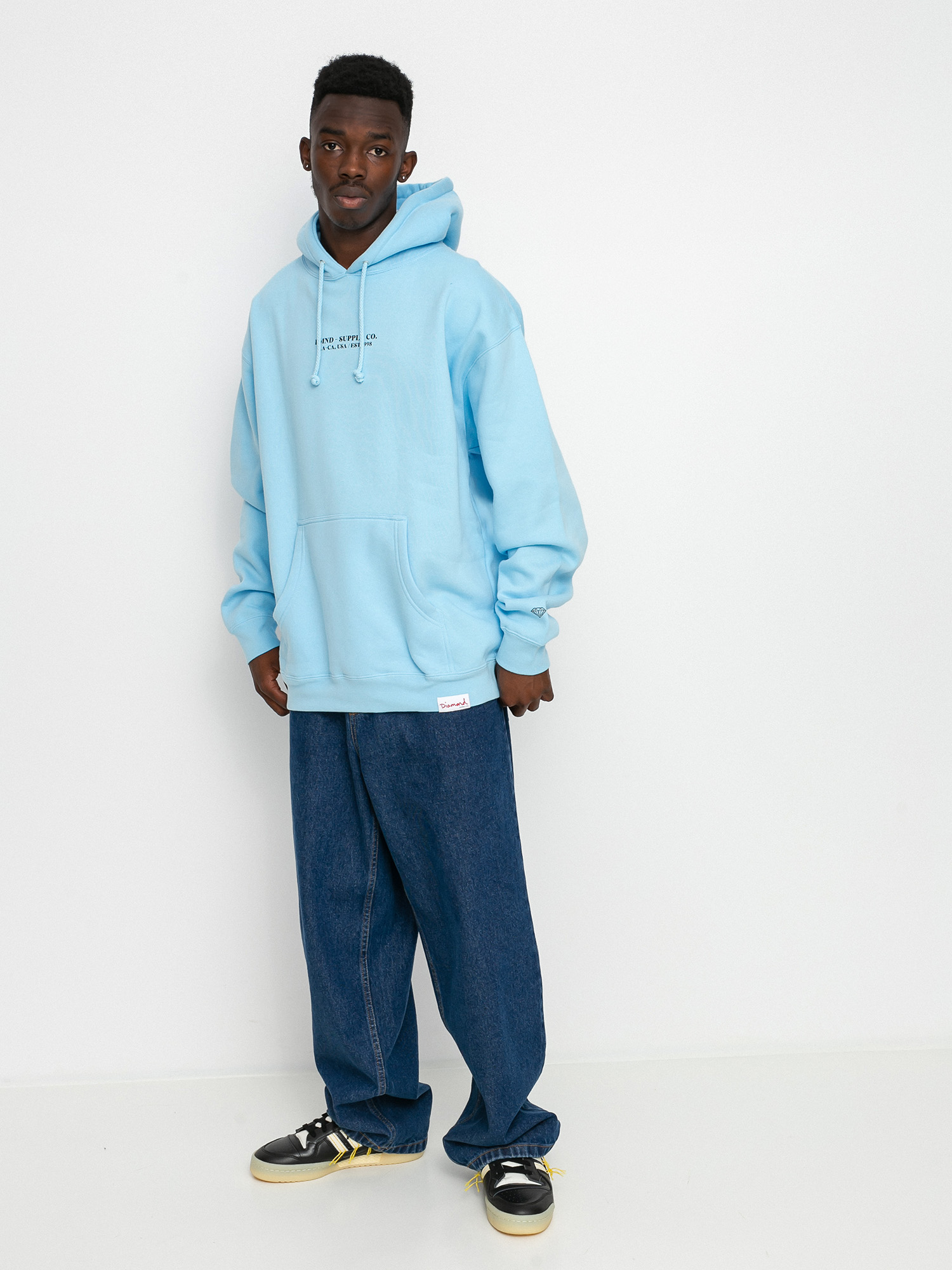 Diamond Supply Co. Est. 1998 HD Hoodie (baby blue)
