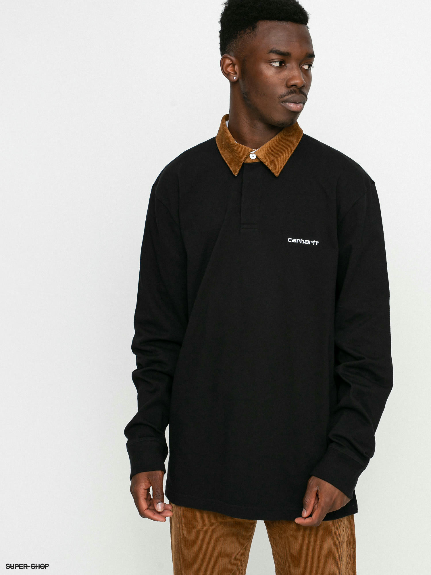 cord polo shirt