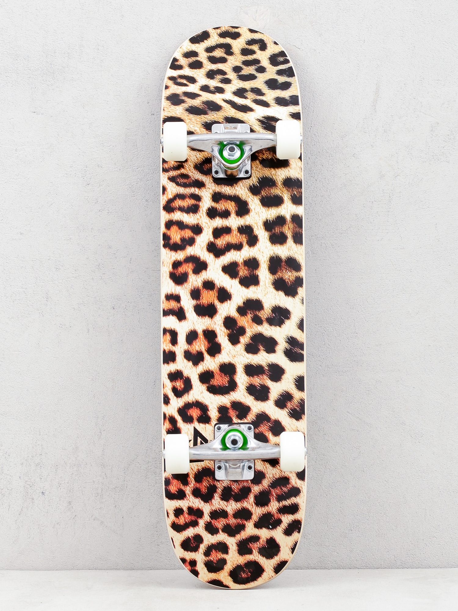 Minilogo Fin Fur & Feather 18 Skateboard (leopard fur)