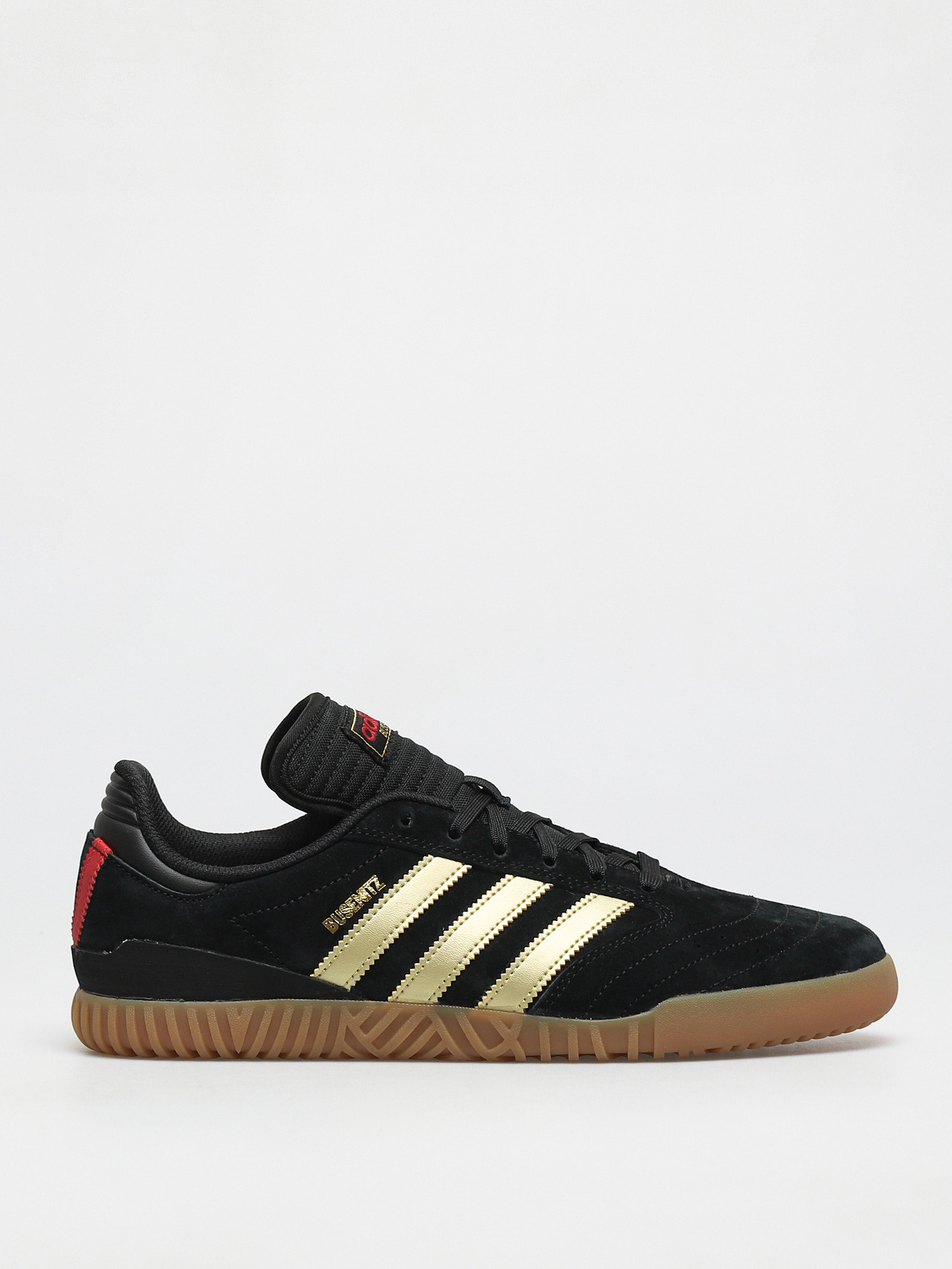 adidas Busenitz Indoor Super Shoes (cblack/goldmt/scarle)