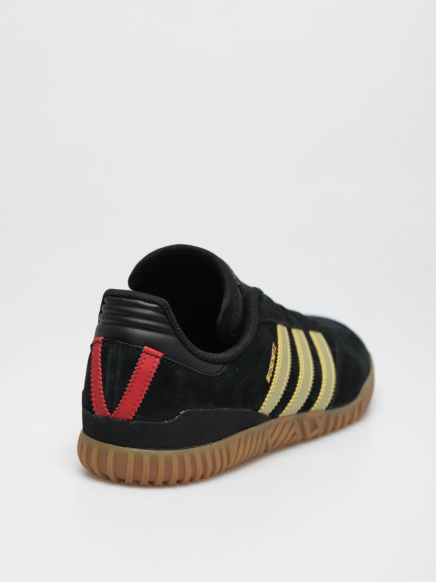 adidas Busenitz Indoor Super Shoes (cblack/goldmt/scarle)