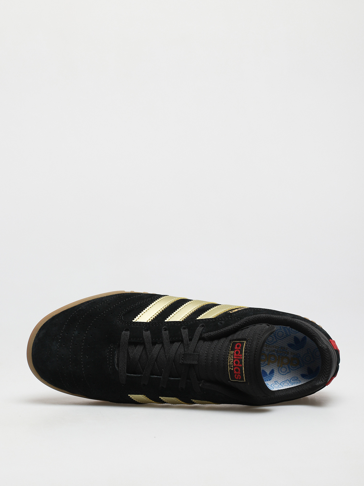adidas Busenitz Indoor Super Shoes (cblack/goldmt/scarle)