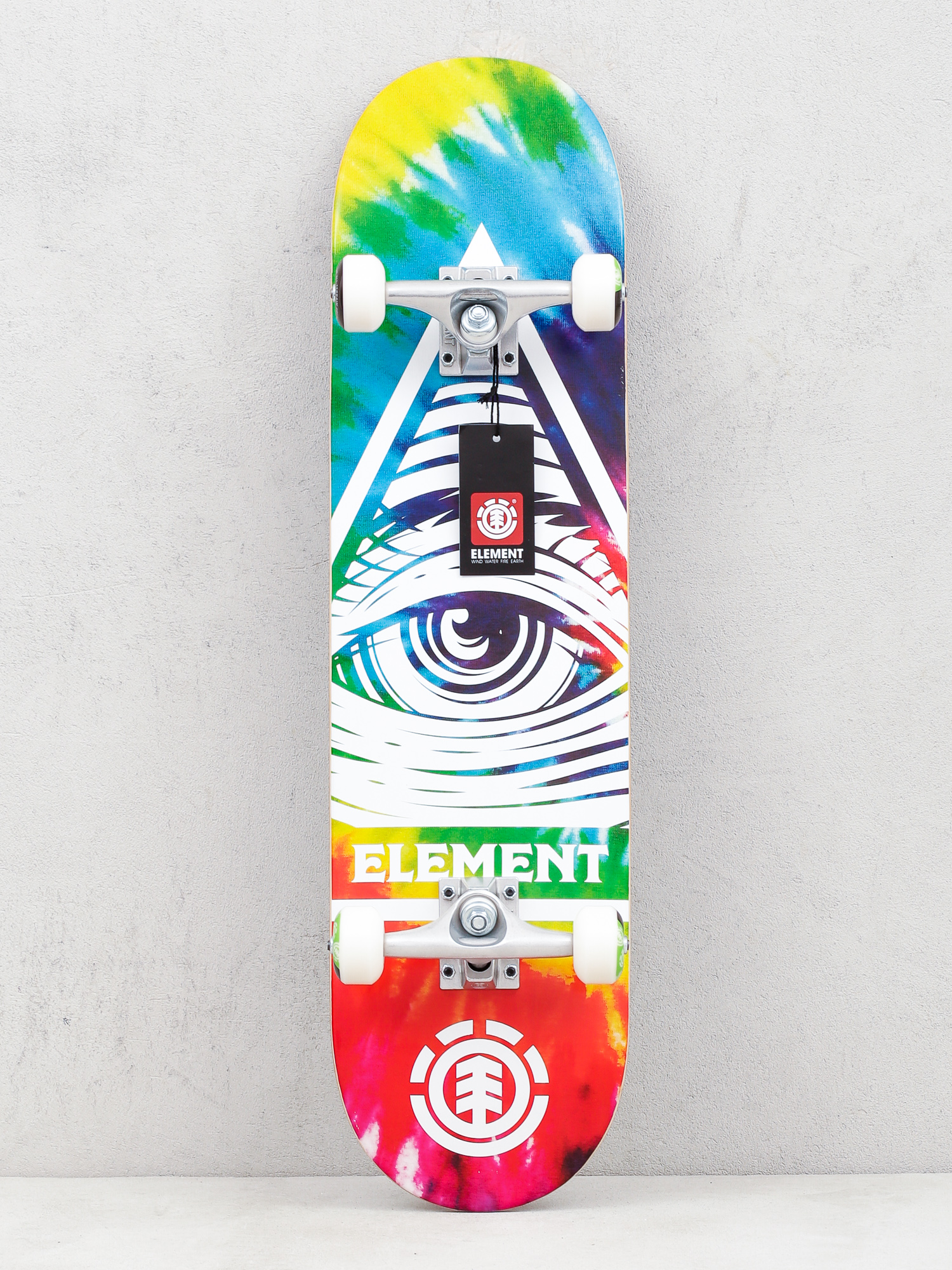 Element Complete Skateboard Dispersion 8' Eye Trippin Rainbow 52mm store NEW