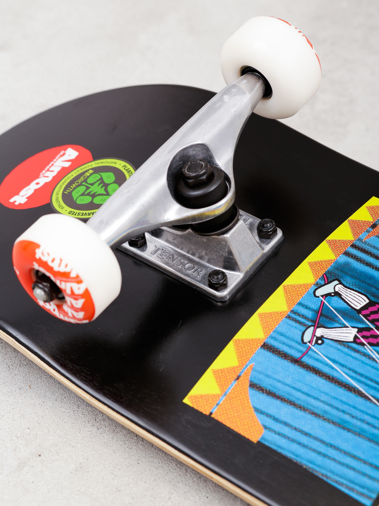 Almost Puppet Master Skateboard (black)