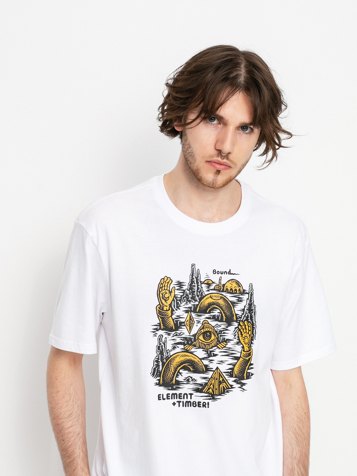 Element Cracks T-shirt (optic white)