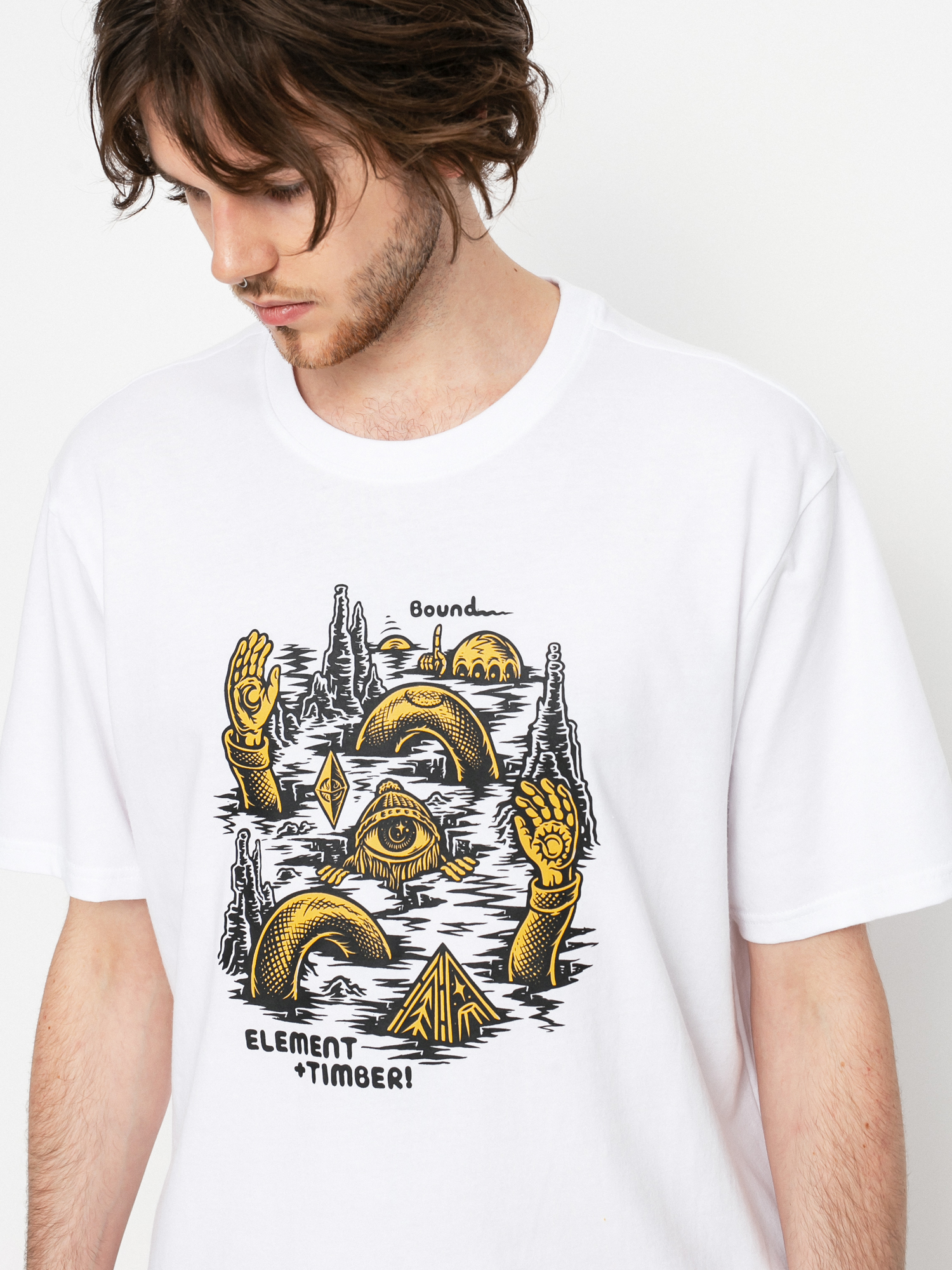 Element Cracks T-shirt (optic white)