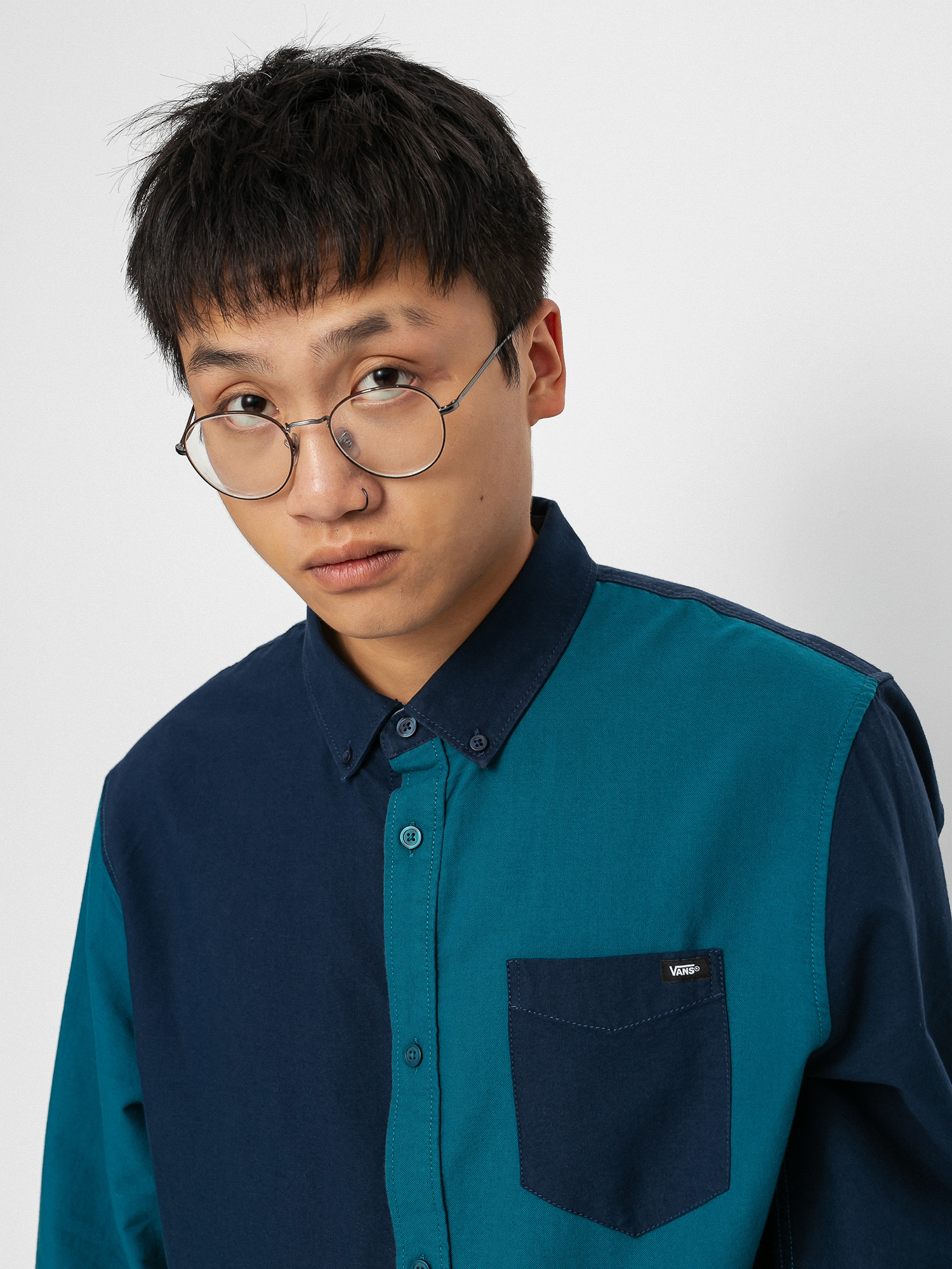 Vans Houser Shirt - navy blue (dress blues/blue coral) Vans Houser Shirt - navy blue (dress blues/blue coral)