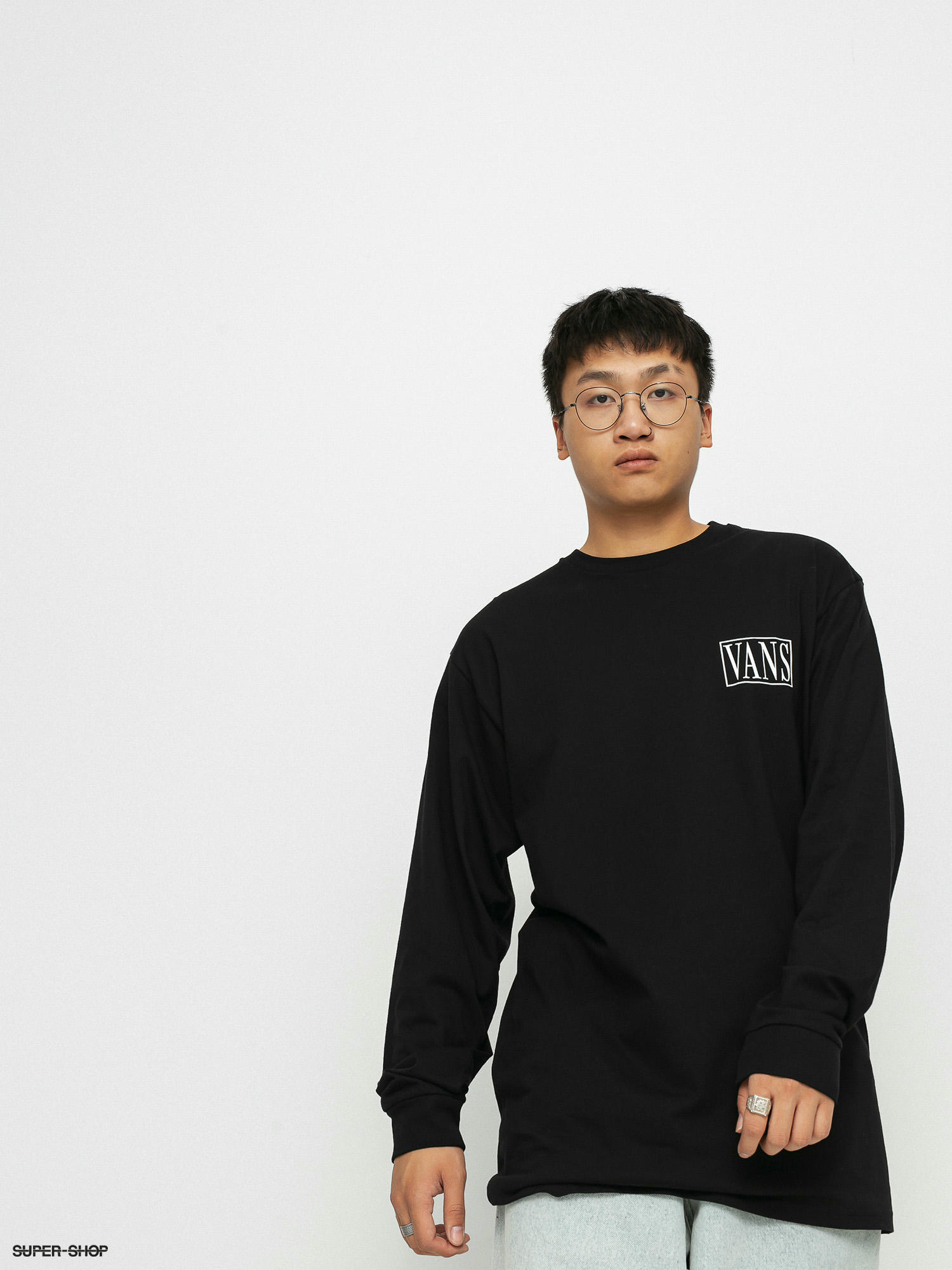 vans rose long sleeve