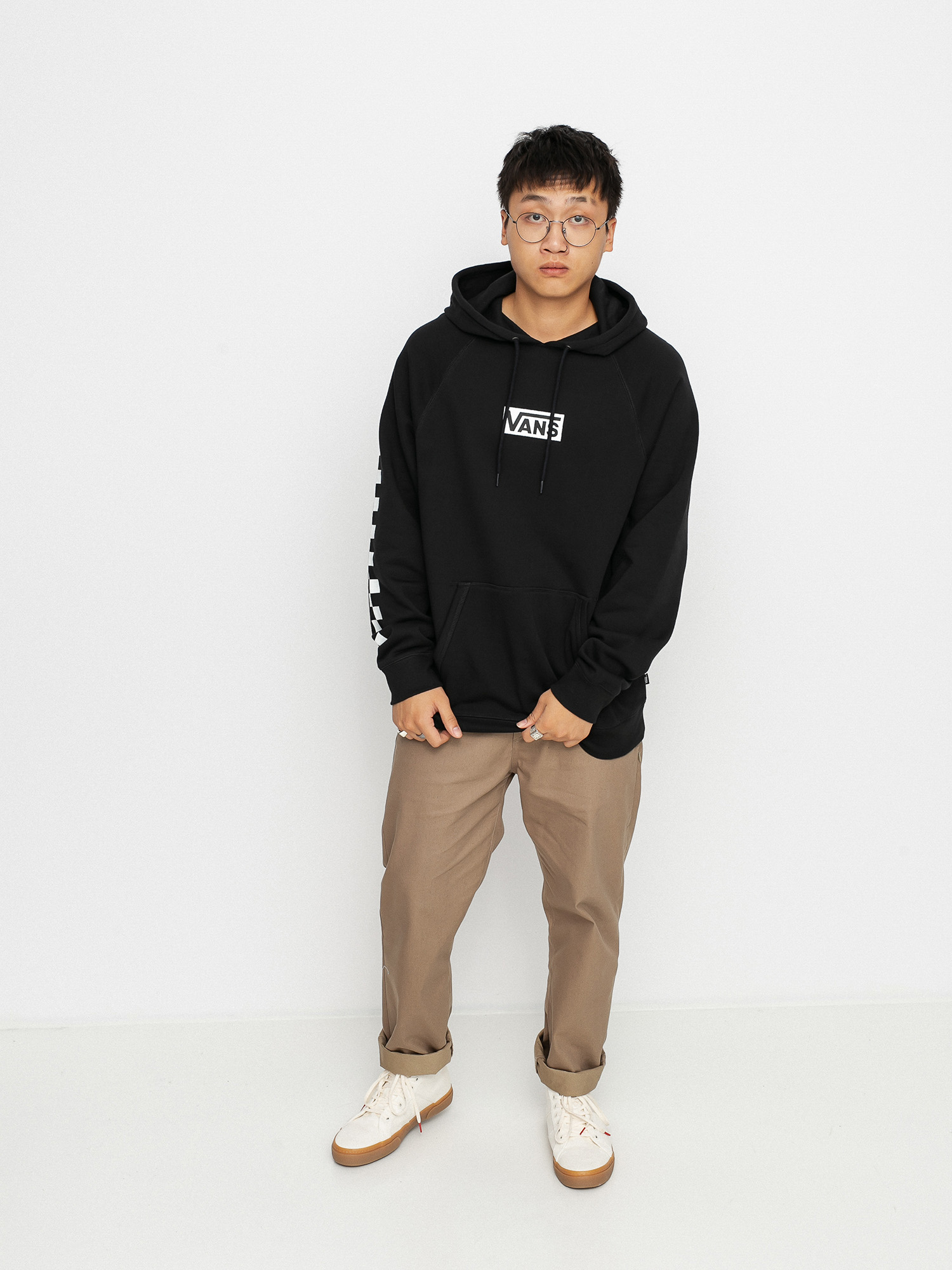 Vans Versa Standard HD Hoodie (black/checkerboard)