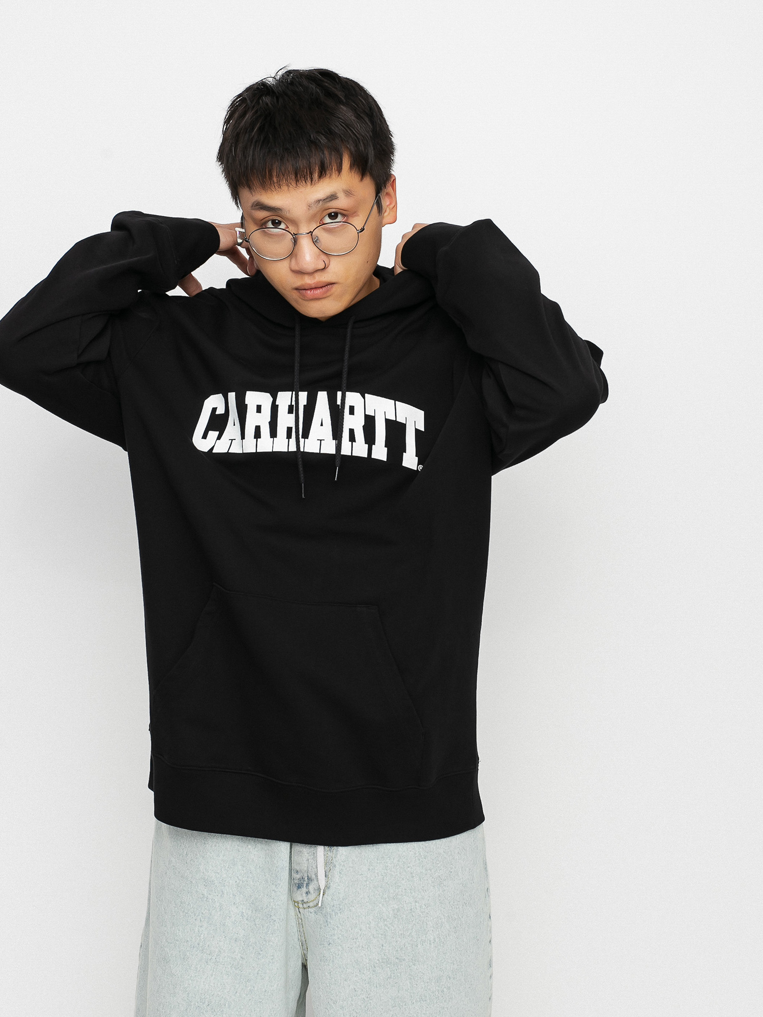 Carhartt WIP University HD Hoodie (black/white)