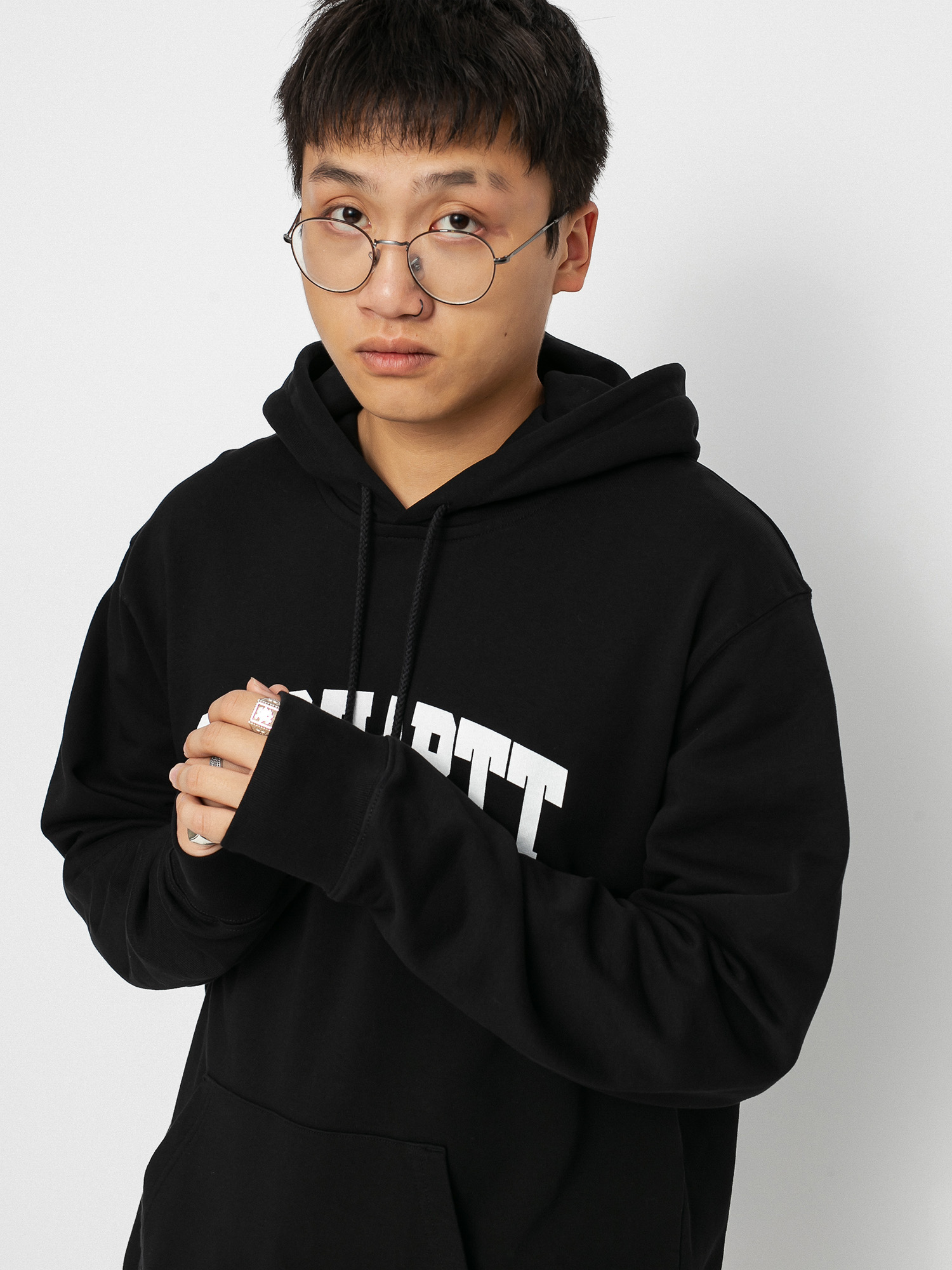 Carhartt WIP University HD Hoodie (black/white)