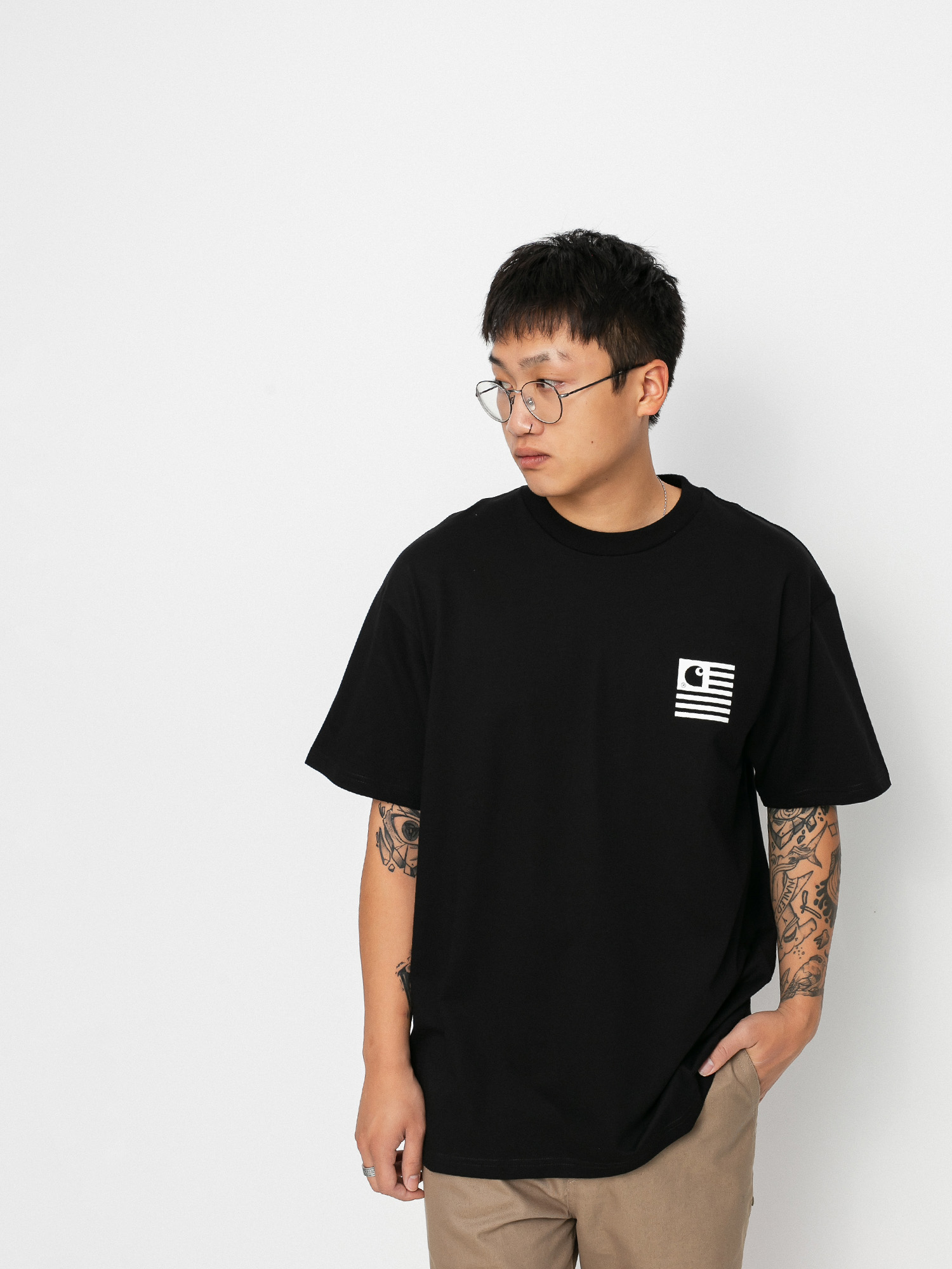 Carhartt WIP Fade State T-shirt (black/white)