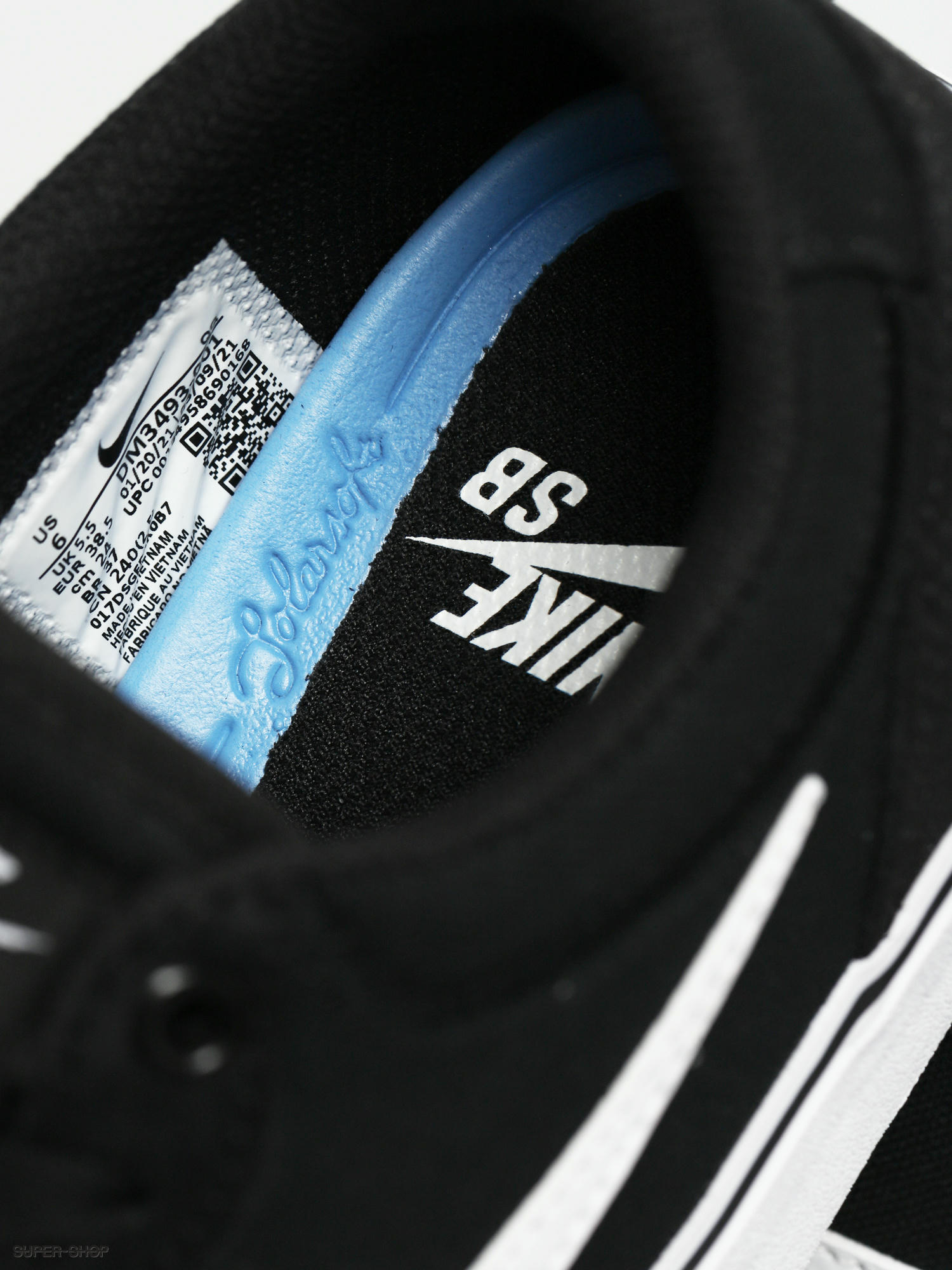 weefgetouw licht streep Nike SB Chron 2 Shoes (black/white black)