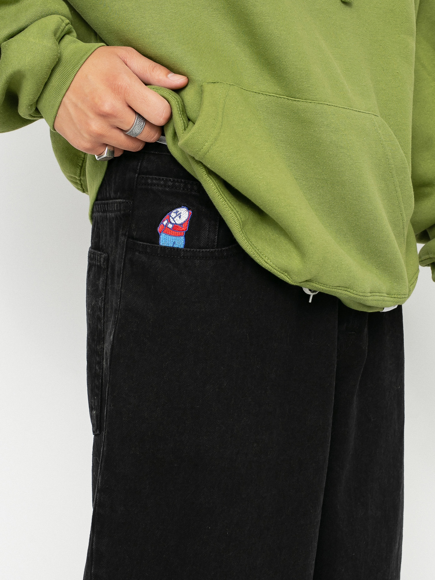 Polar Skate Big Boy Jeans Pants (pitch black)