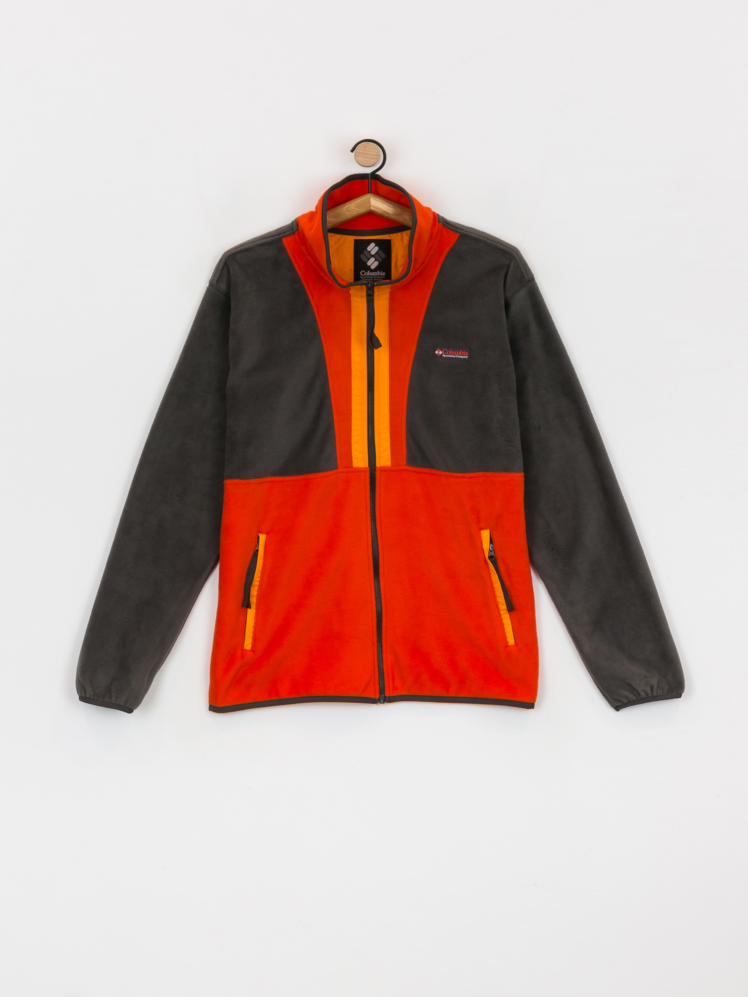 Herren Columbia Back Bowl Fleece jacke (red quartz/shark)