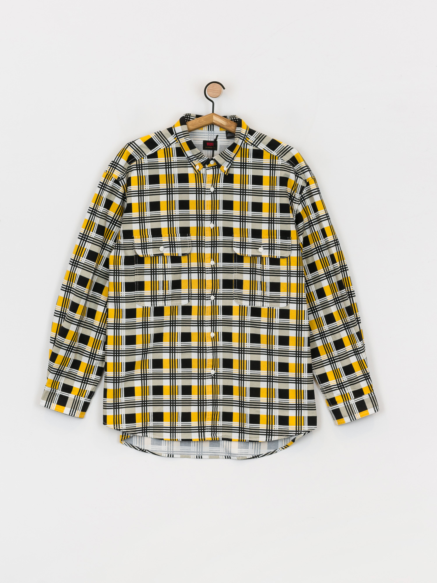 Levi's® Woven Printed Shirt (black yellow)