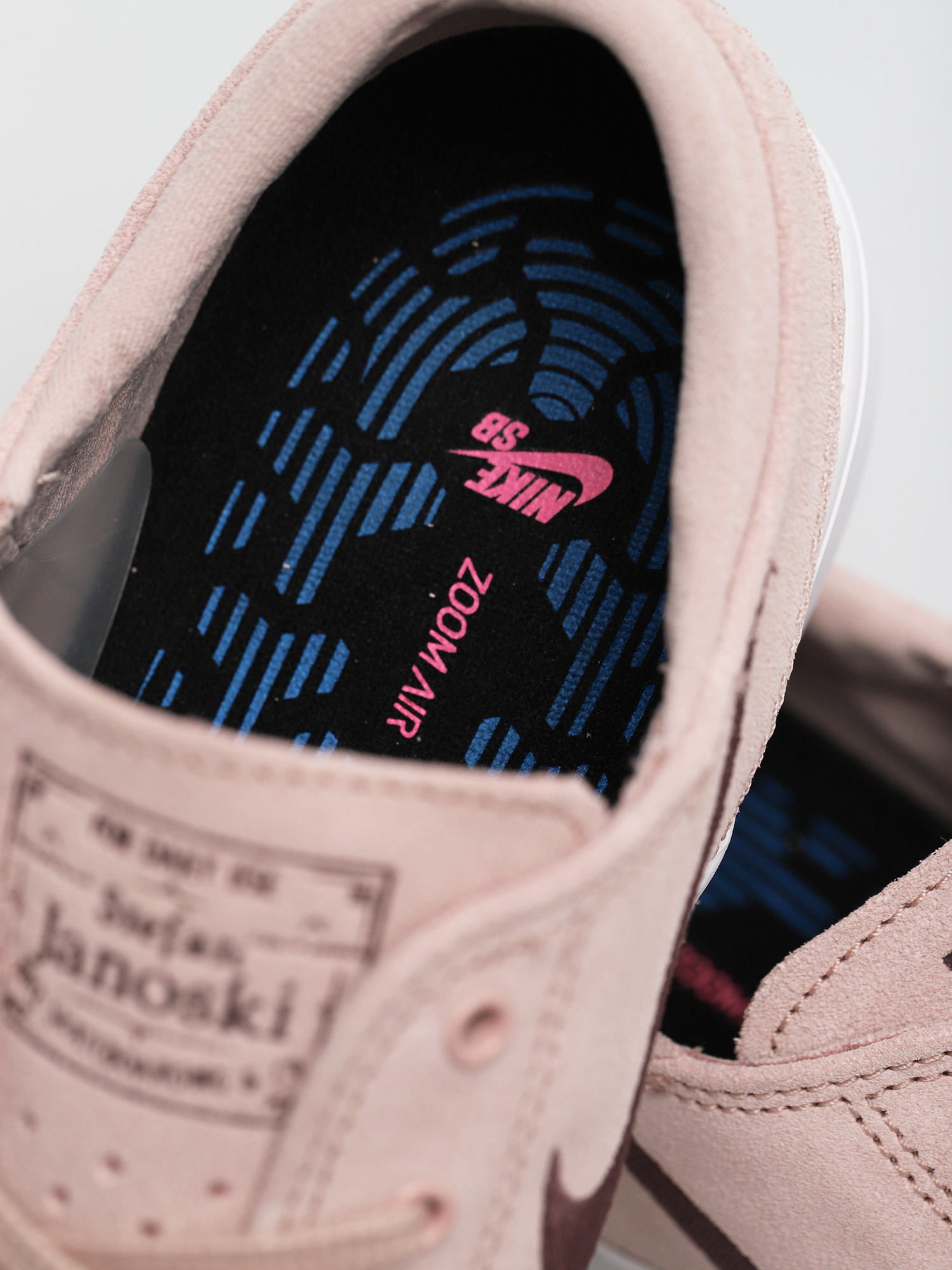 Nike SB Zoom Stefan Janoski RM Shoes (pink oxford/dark wine pink oxford white)