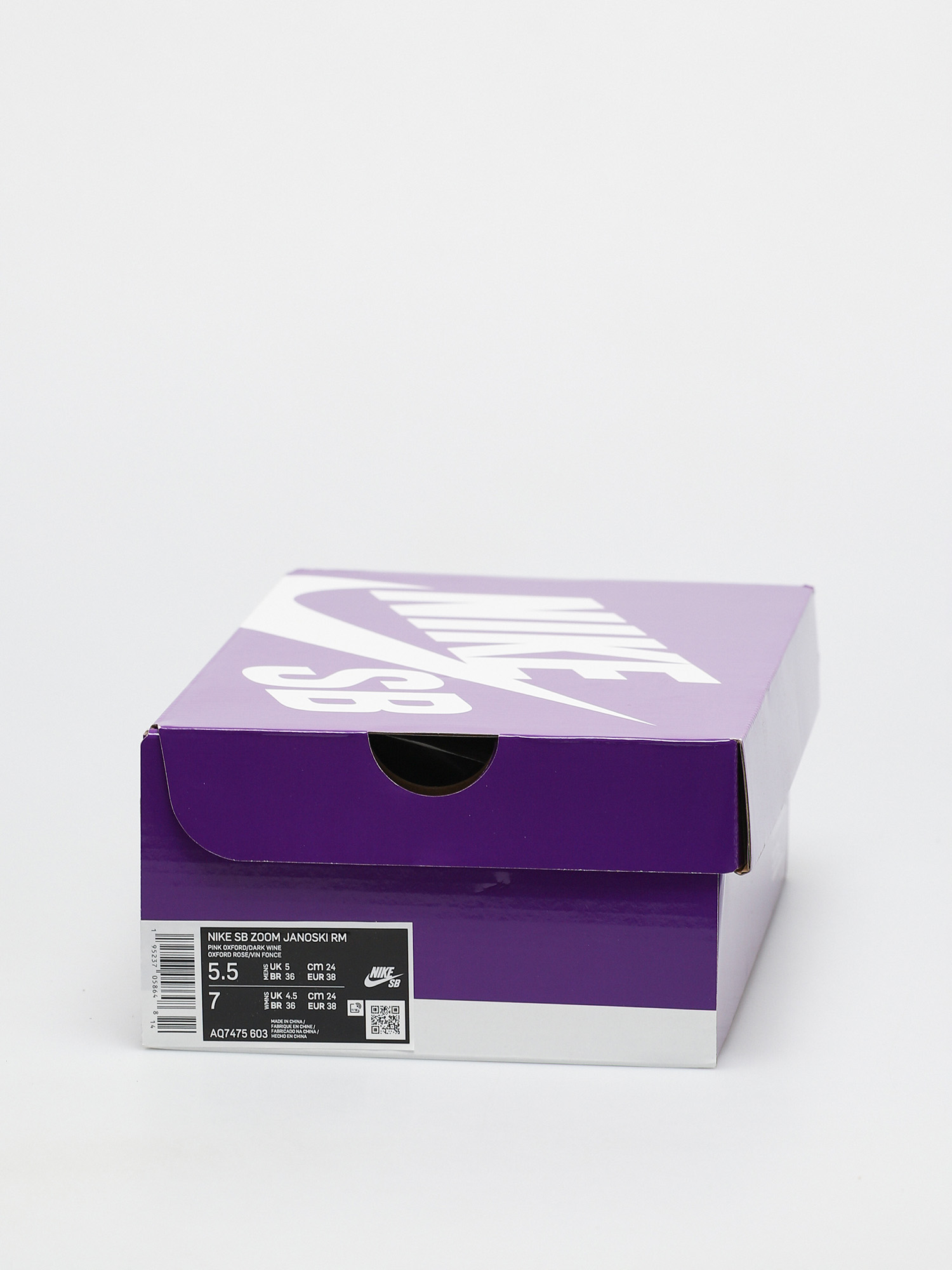 Nike SB Zoom Stefan Janoski RM Shoes (pink oxford/dark wine pink oxford white)