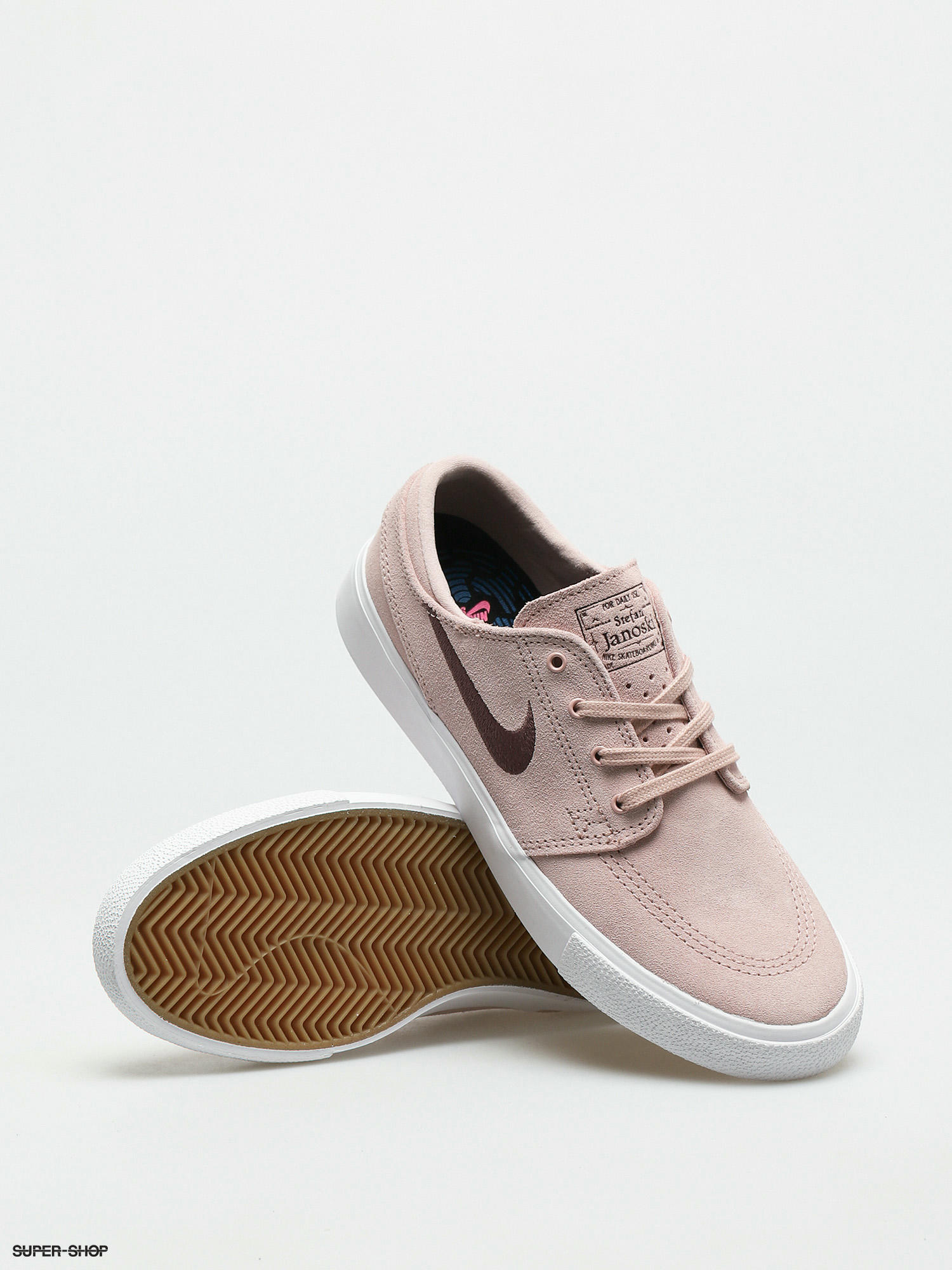 Nike SB Zoom Janoski RM Shoes (pink oxford/dark wine pink oxford white)