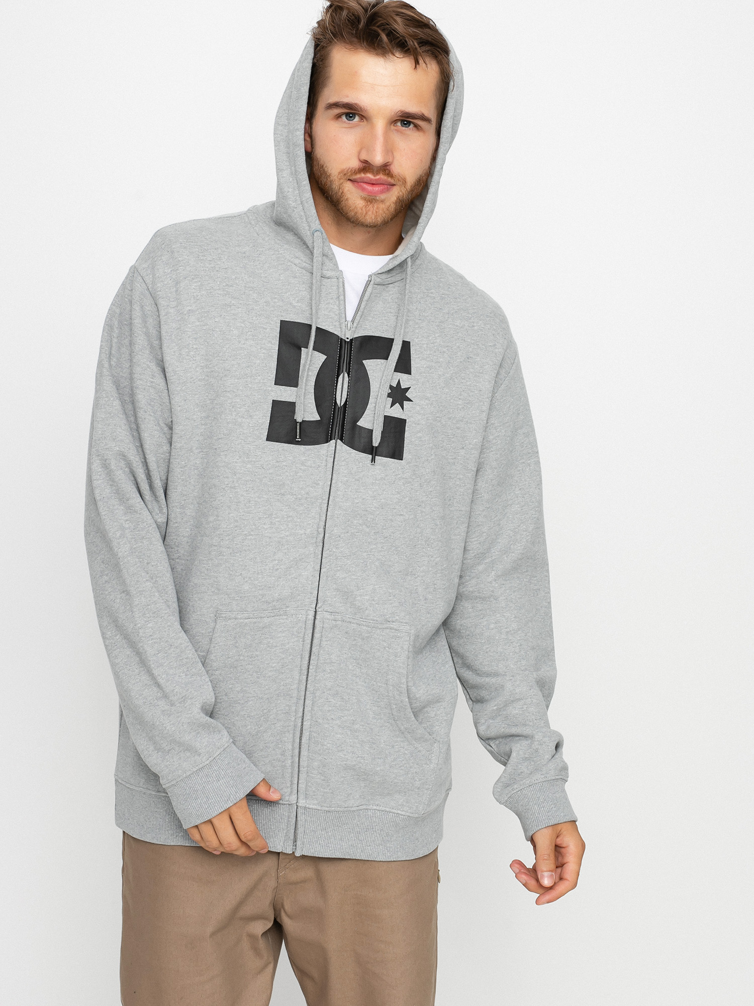 dc grey hoodie