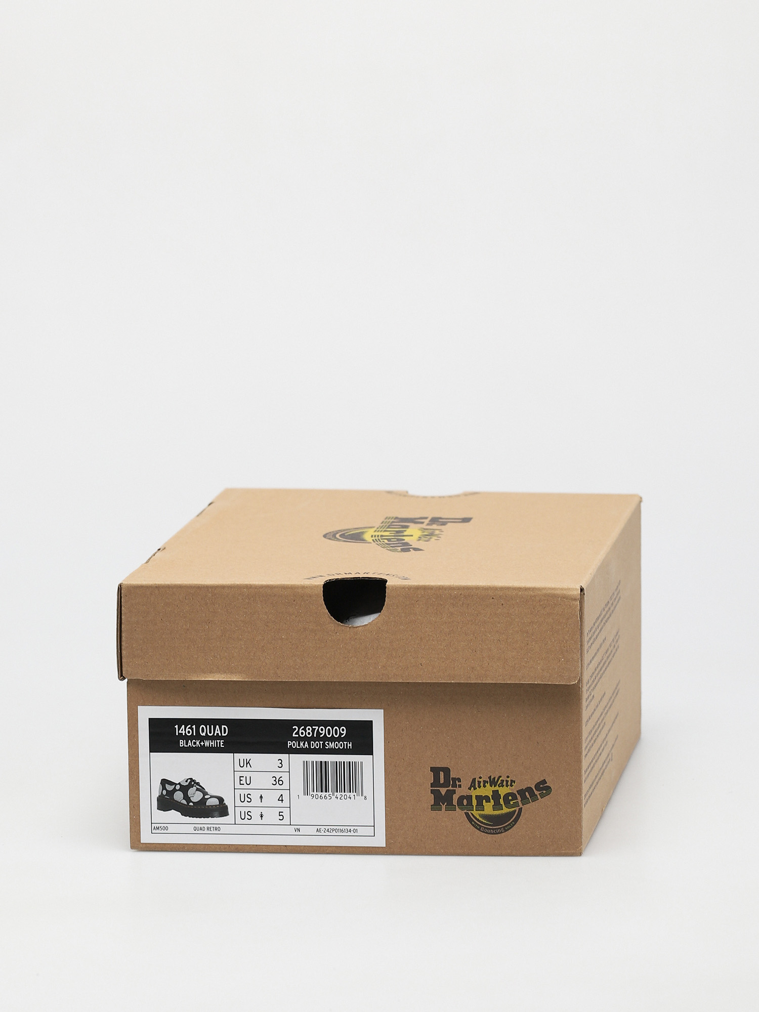 Dr. Martens 1461 Quad Shoes Wmn (smooth black polka dot)