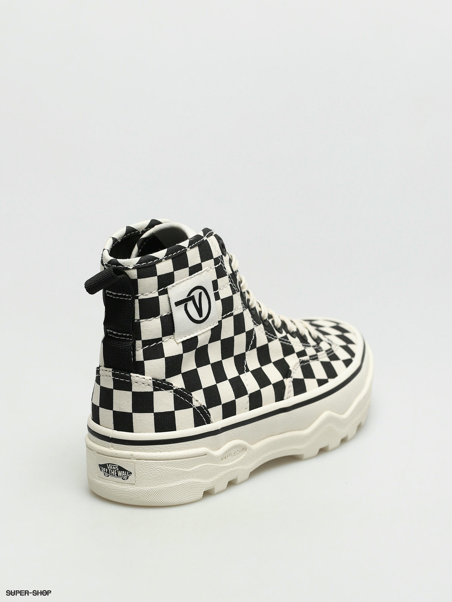 vans canvas sentry wc checkerboard