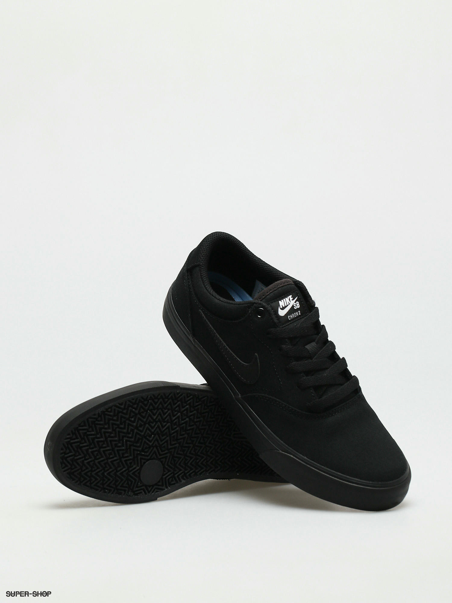 Nike SB Chron 2 Canvas Shoes black black black black