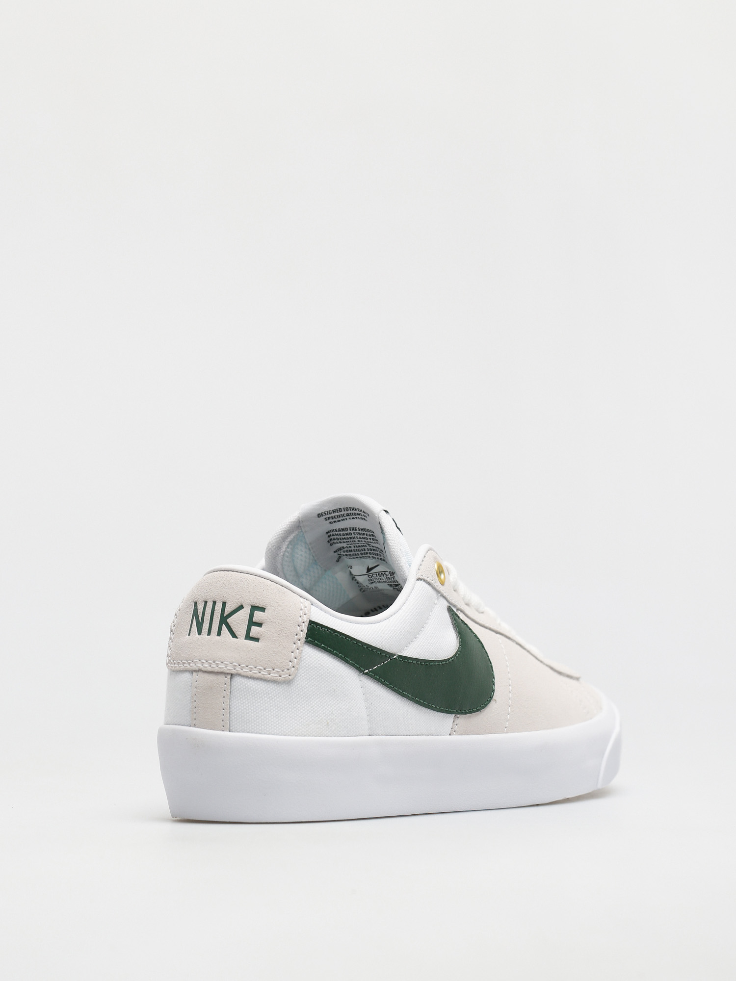 Nike SB Zoom Blazer Low Pro GT Shoes (white/fir white gum light brown)
