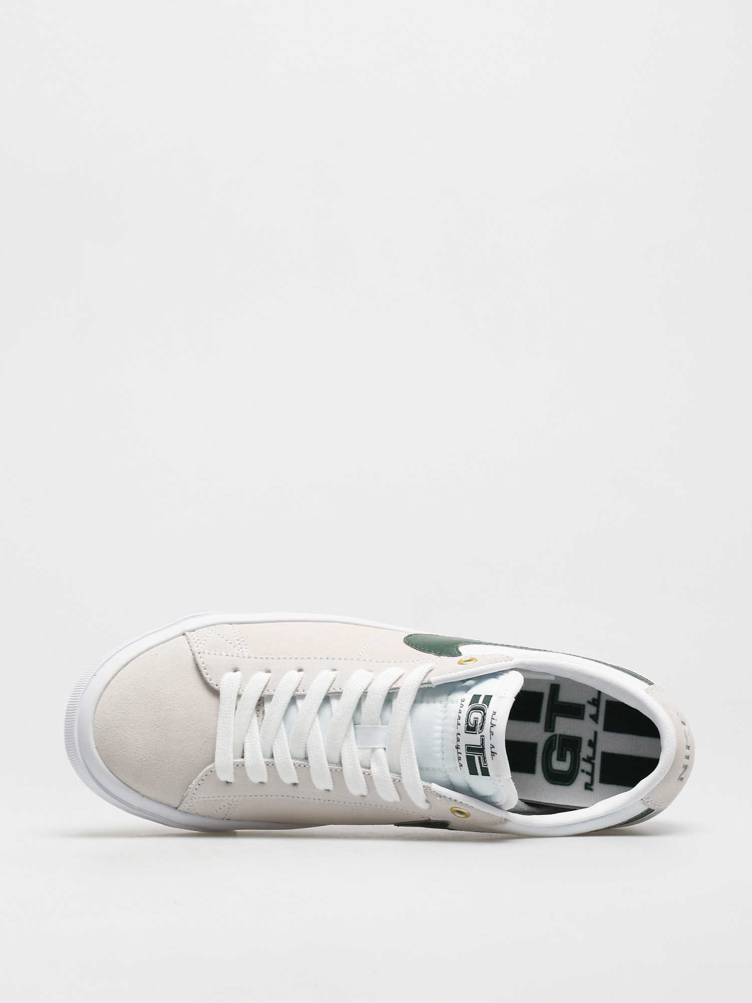 Nike SB Zoom Blazer Low Pro GT Shoes (white/fir white gum light brown)