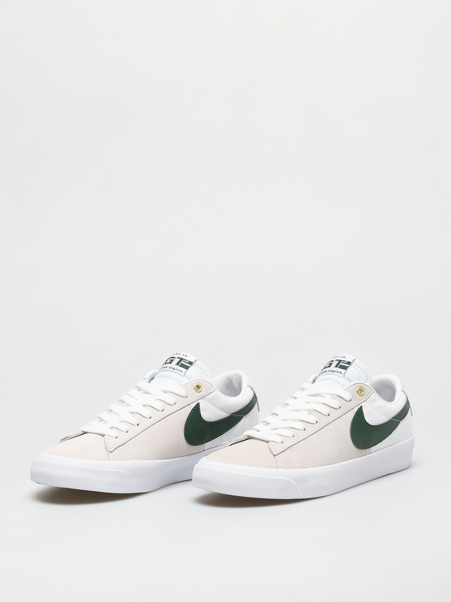 Nike SB Zoom Blazer Low Pro GT Shoes (white/fir white gum light brown)
