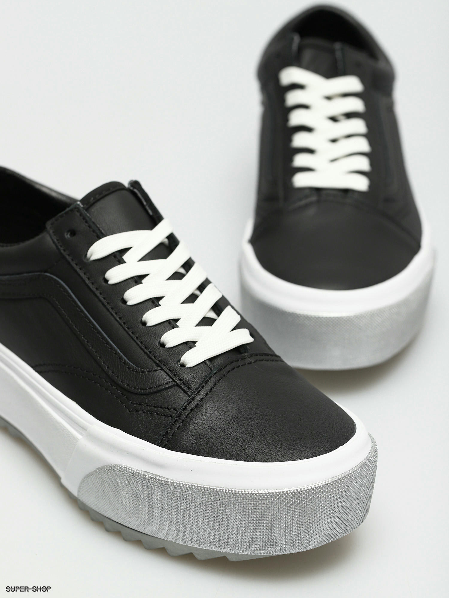 vans old skool mono black white original