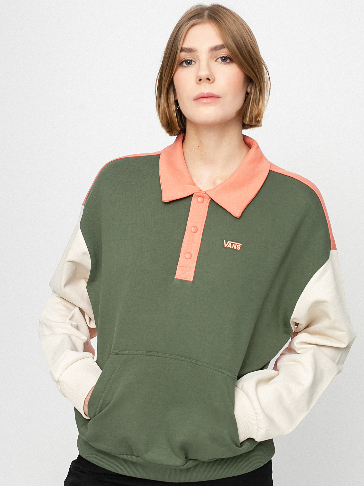 Vans Dylan Polo Sweatshirt Wmn (thyme)
