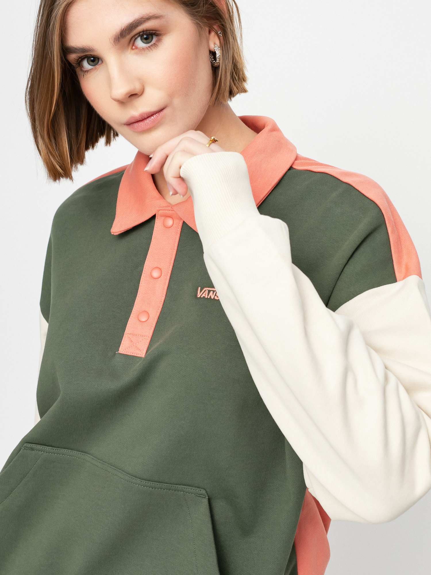 Vans Dylan Polo Sweatshirt Wmn (thyme)