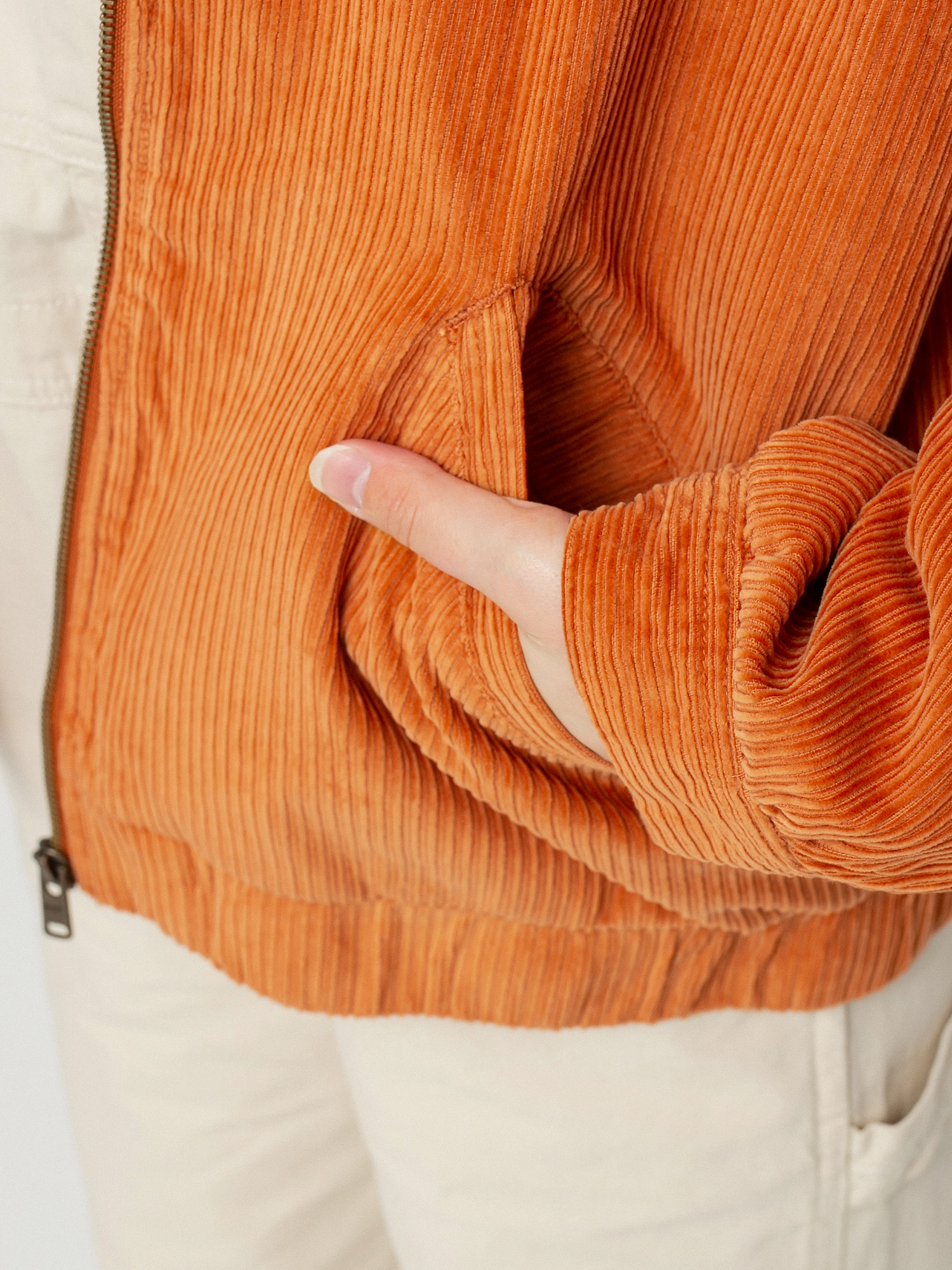 Roxy Ready To Go Corduroy Jacket Wmn - brown (sunburn)