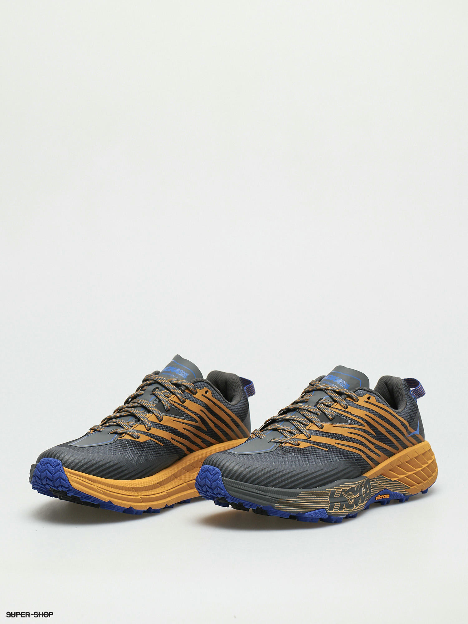 Hoka One One Speedgoat 4 Shoes (castlerock/golden yellow)